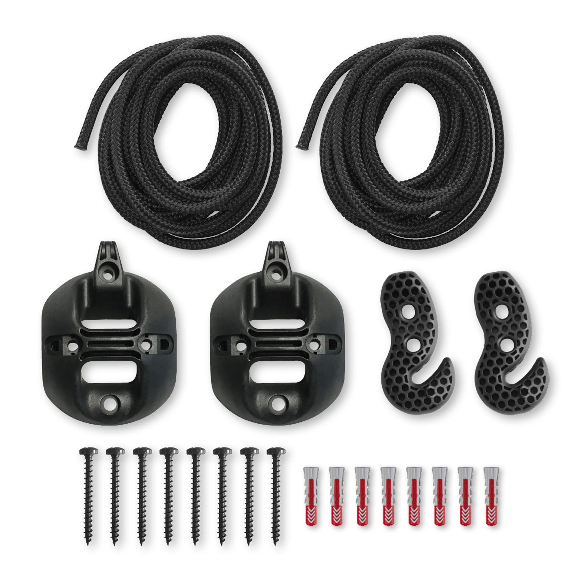 CasaMount 2rope Black - Wall, Ceiling & Beam Suspension Set for Hammocks - Image 4