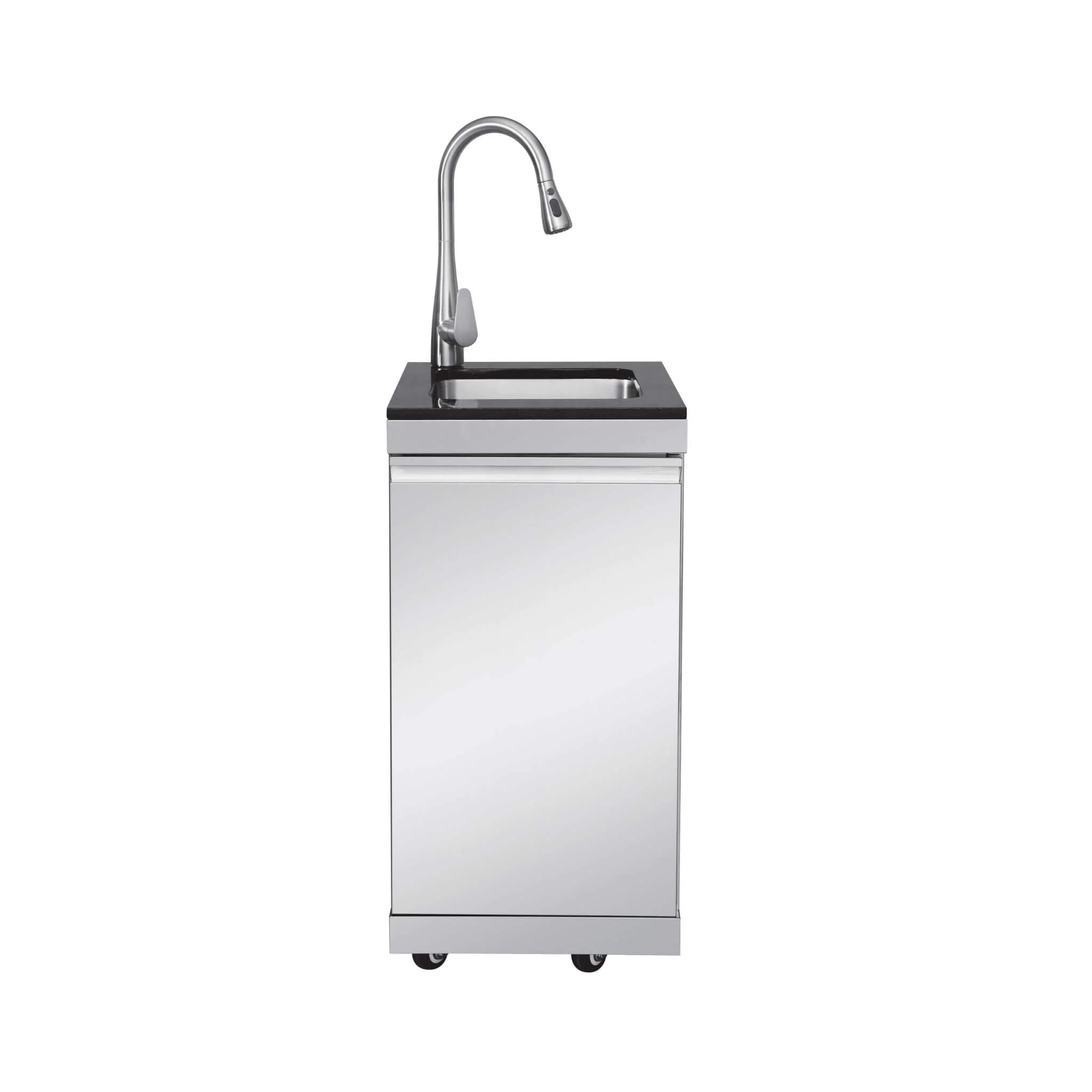 Castelle Flame Deluxe 4-Burner 72000 BTU Stainless Steel Liquid Propane Grill Island (SAK31425) - Image 9