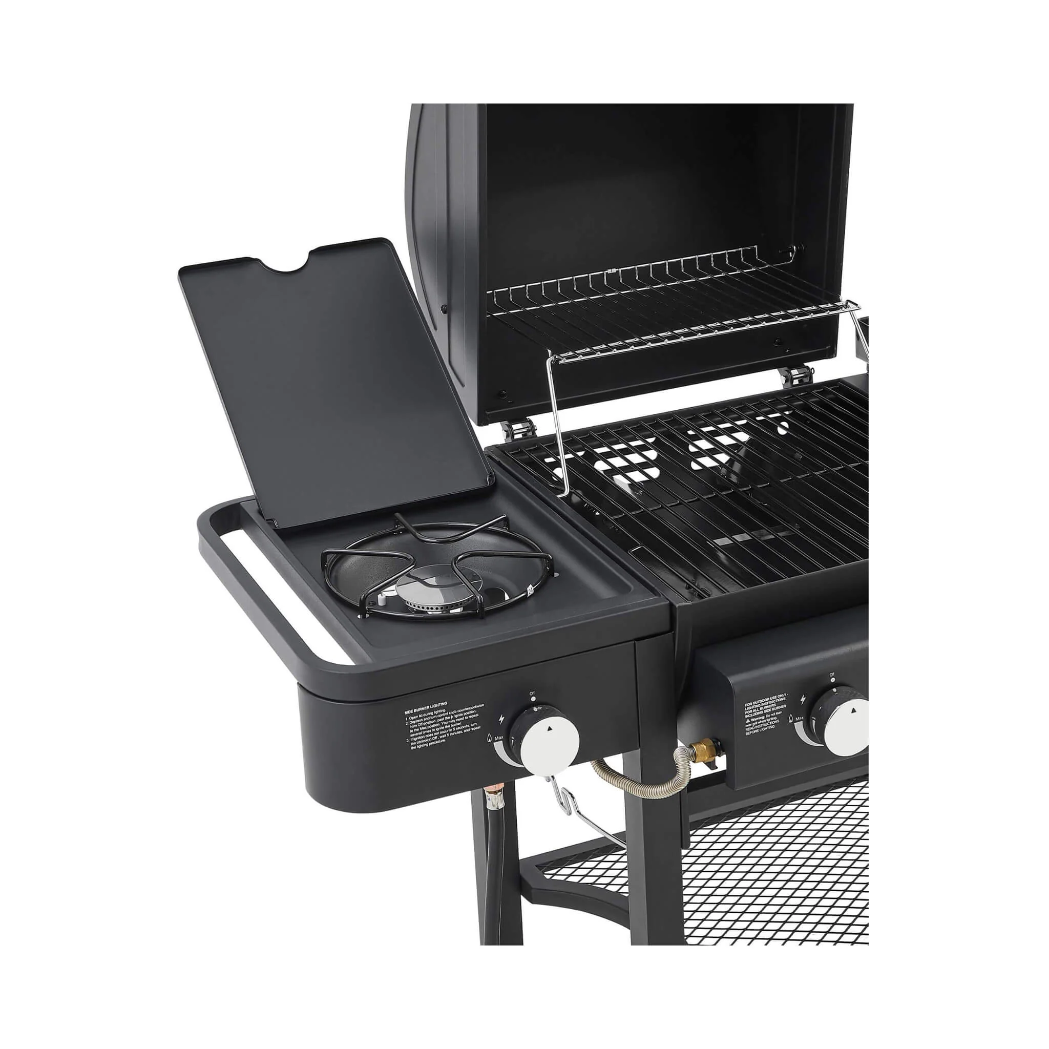 Castelle Flame Heavy-Duty All-In-One Outdoor 5-Burner 56K BTU Liquid Propane Grill (SAK57124) - Image 10