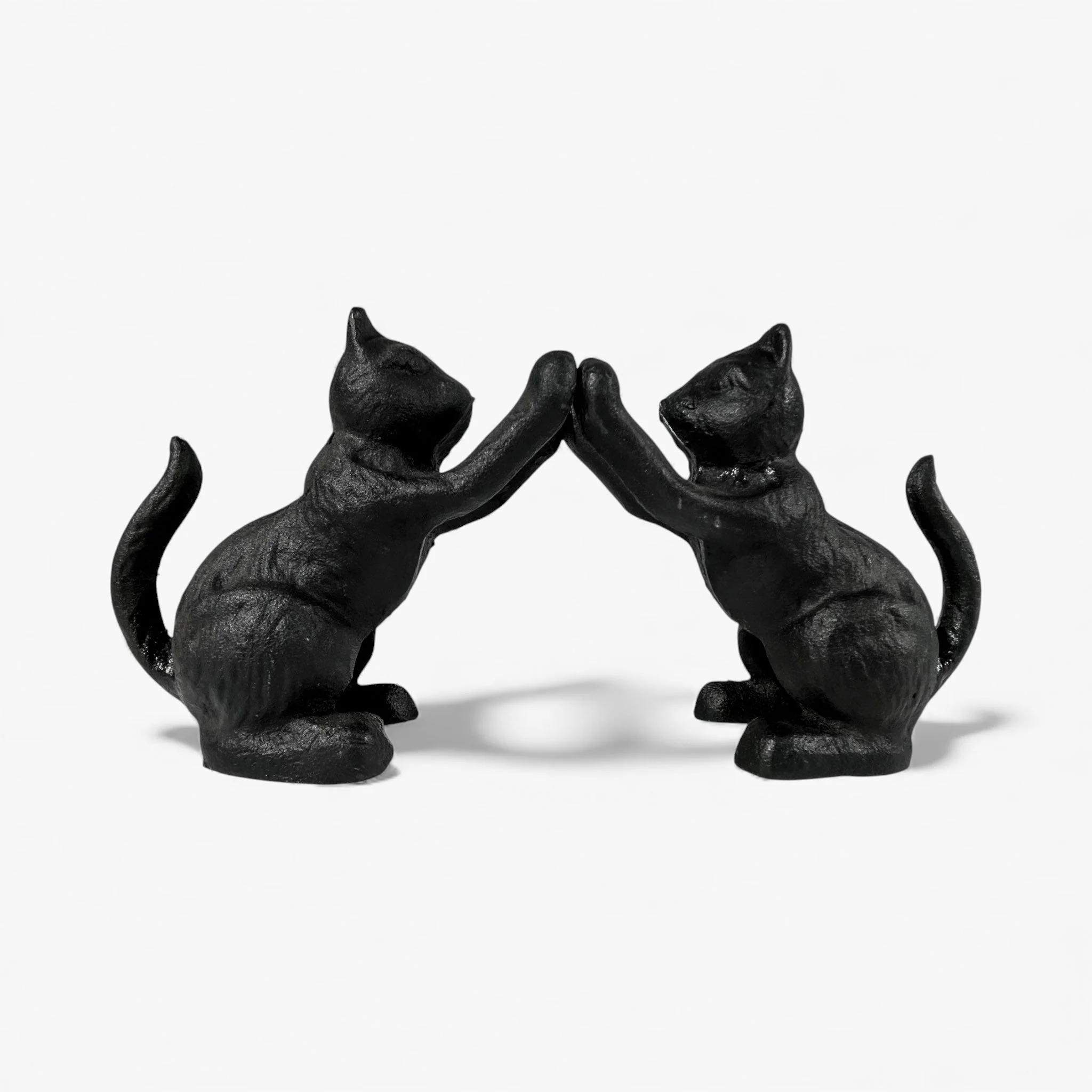Cat Door Stop Cast Iron Black Decorative Bookend - Image 6
