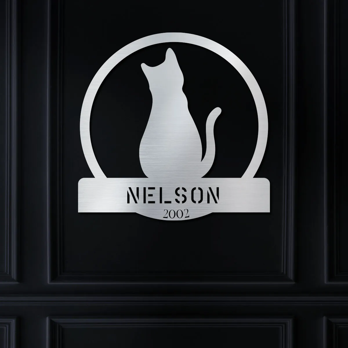 Cat Lover w Name and Year Sign - Image 3