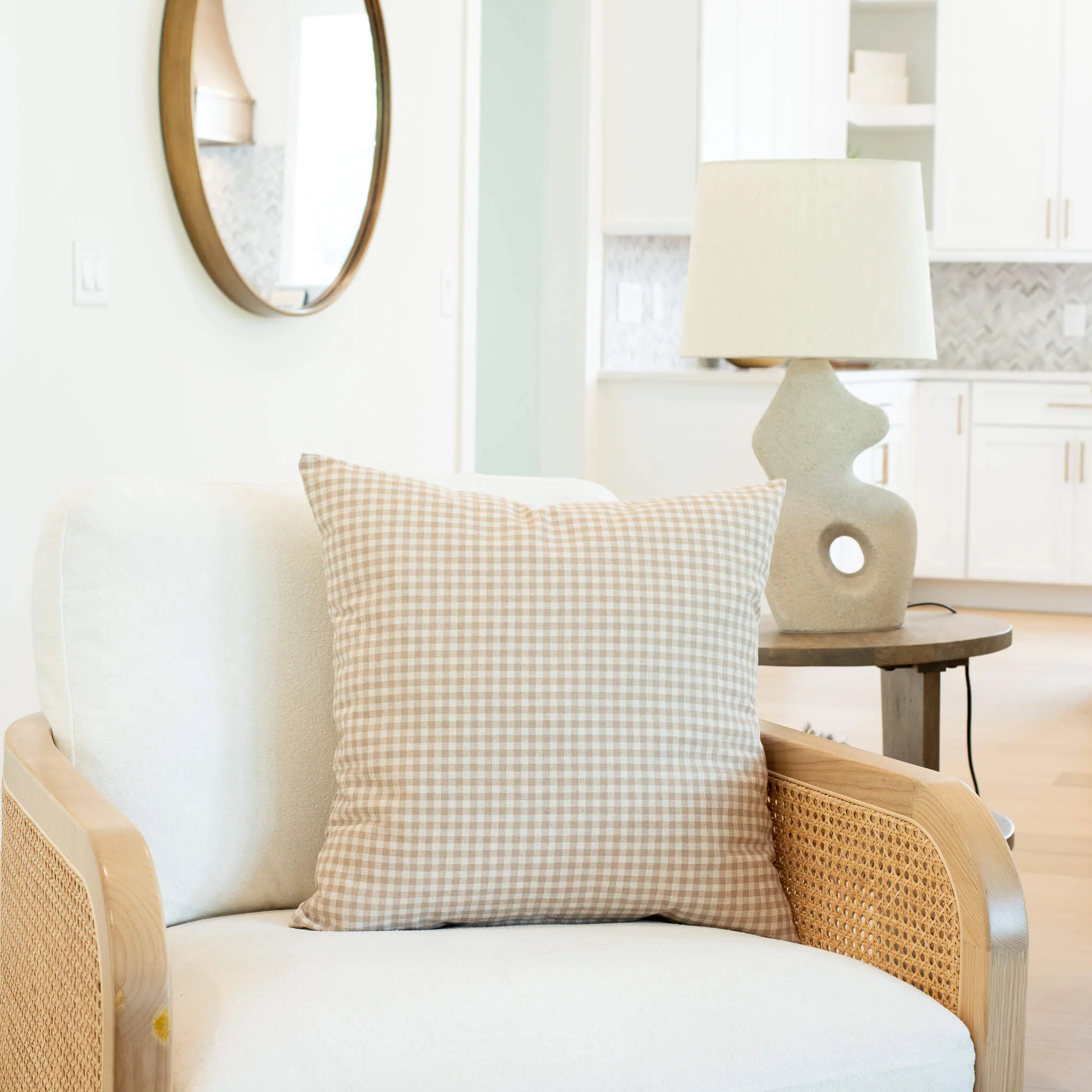 Catalina Pillow Cover | Light Brown - Image 2