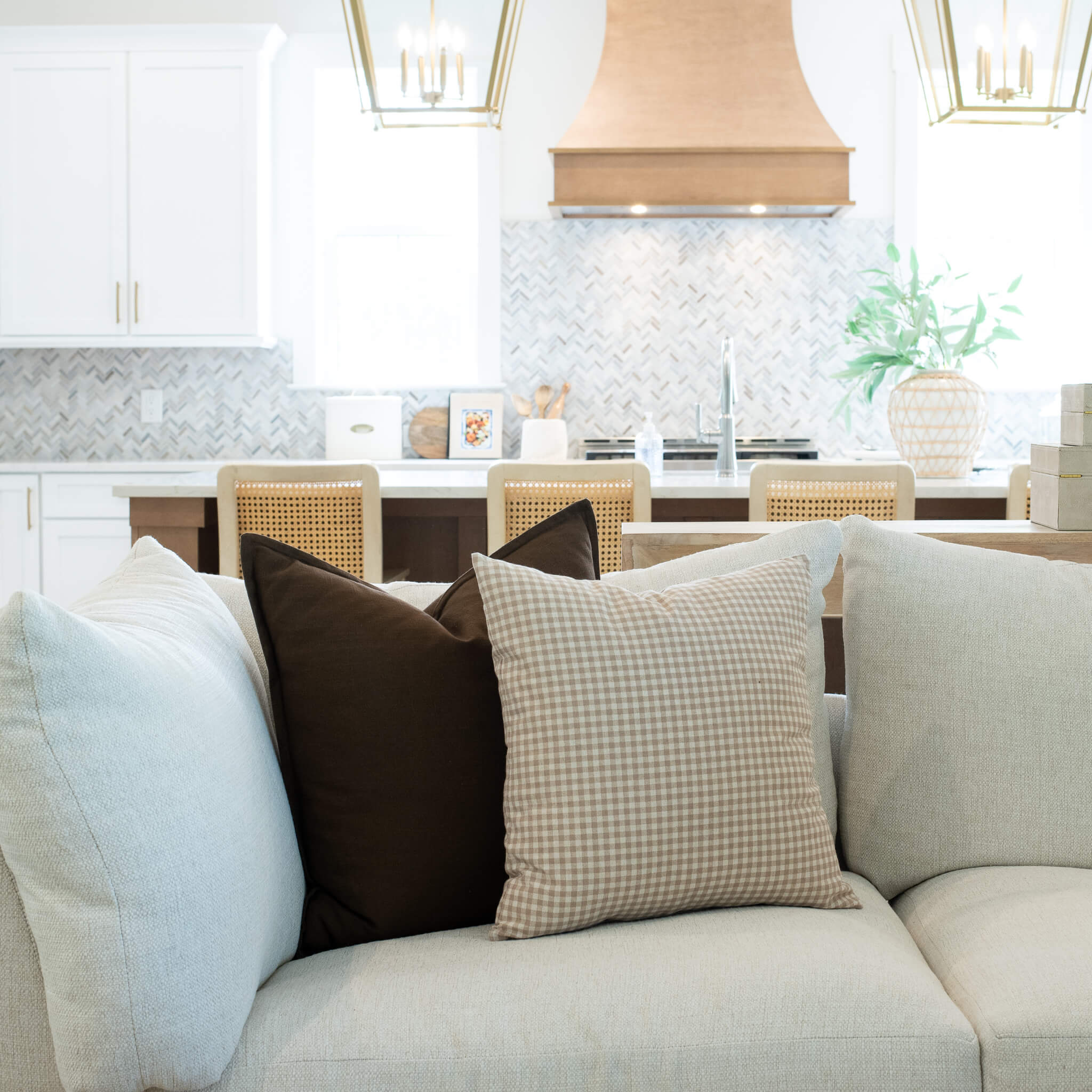 Catalina Pillow Cover | Light Brown - Image 3
