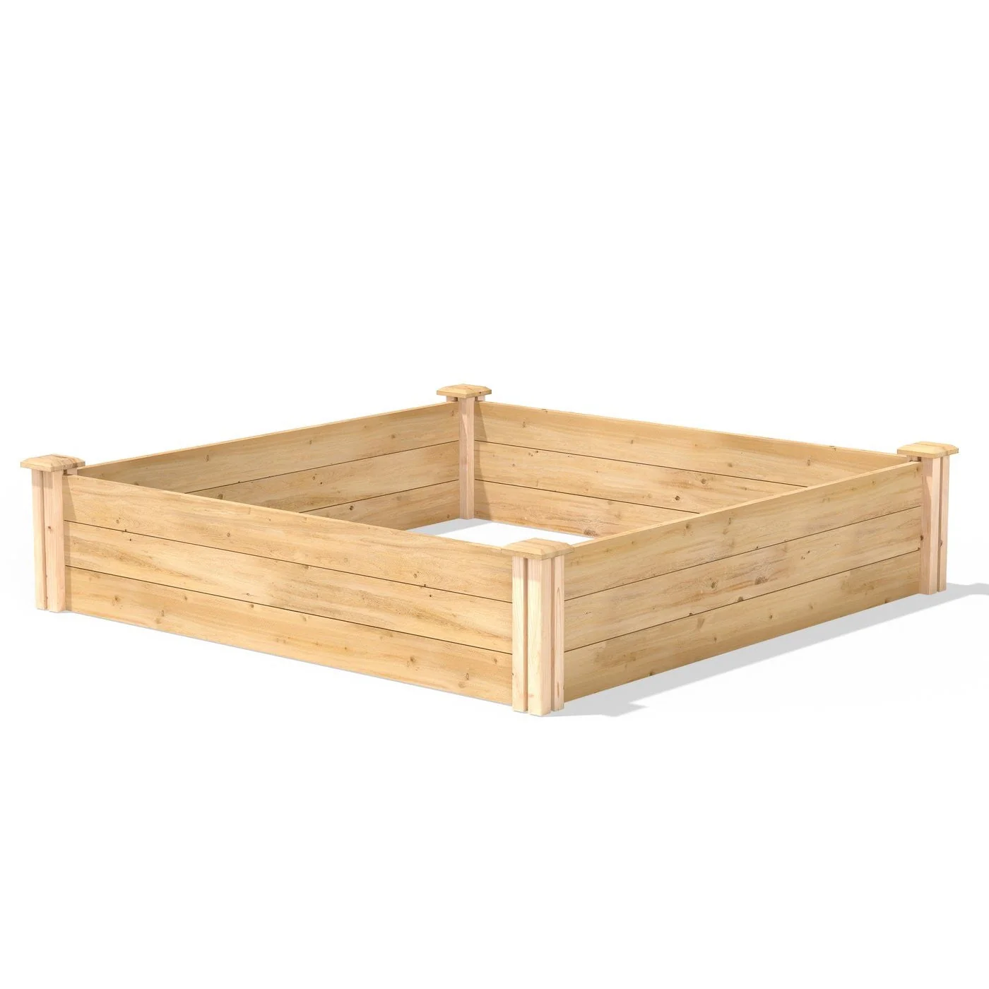 Cedar 4 ft x 4 ft x 10.5 in Raised Garden Bed - Made in USA - Image 2