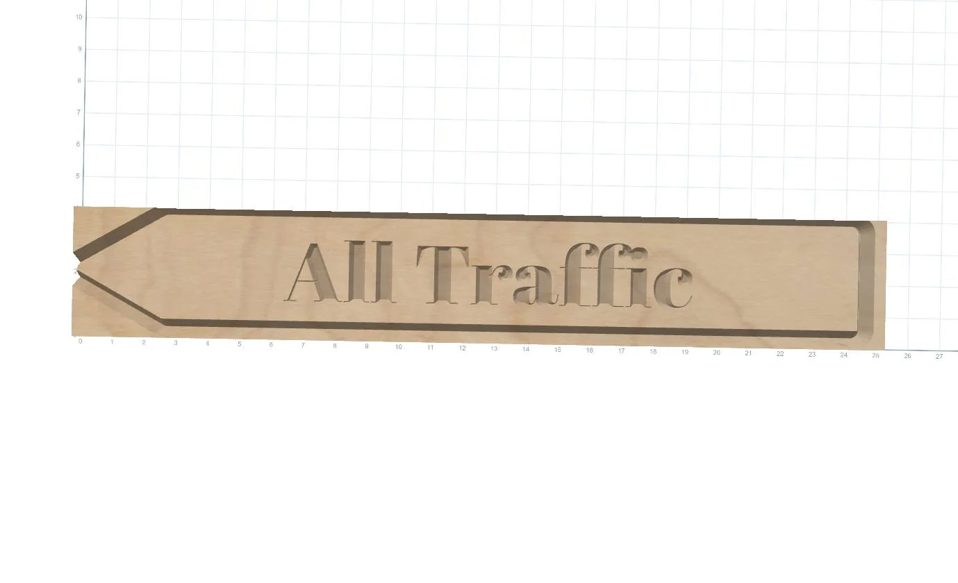 Cedar arrow. Reflective letters - Image 3