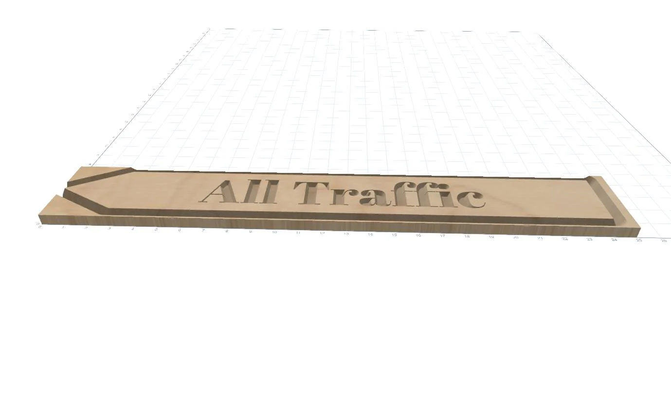 Cedar arrow. Reflective letters - Image 4