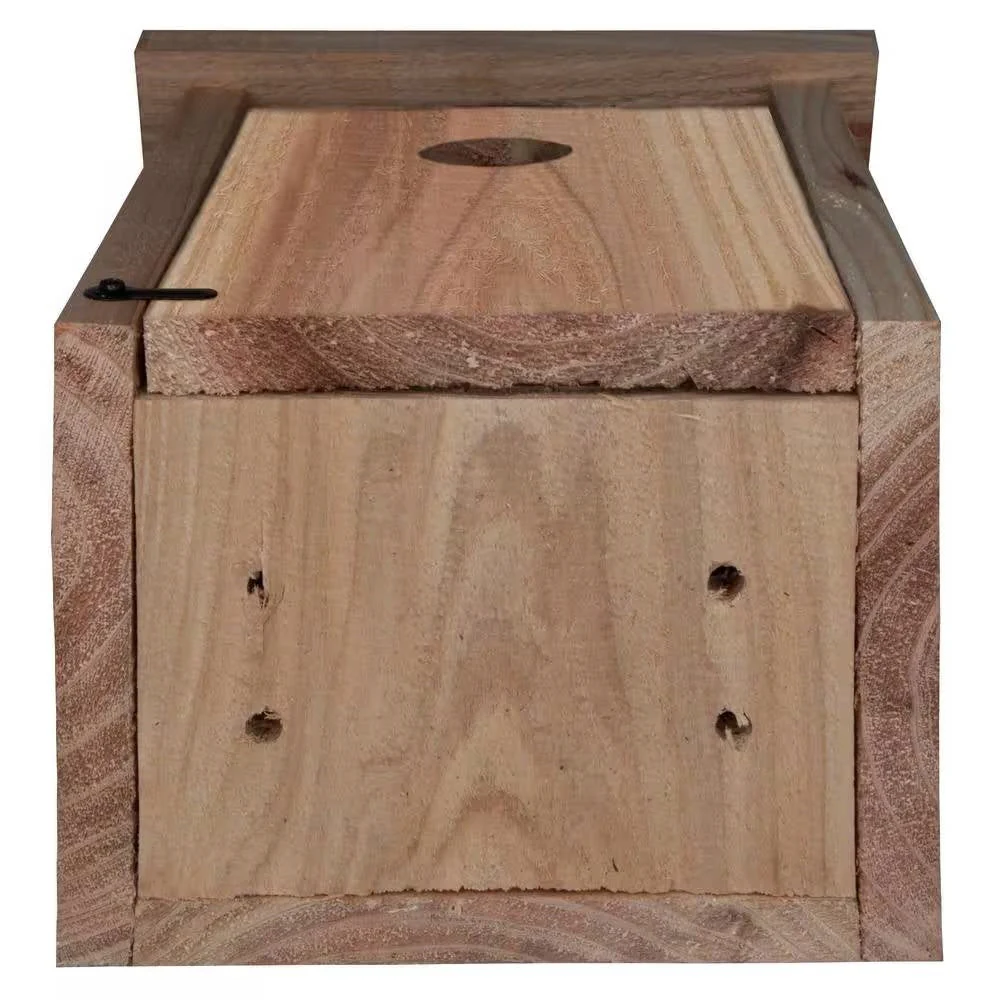 Cedar Birdhouse for Blue Birds with Easy Open Front Panel - Image 4