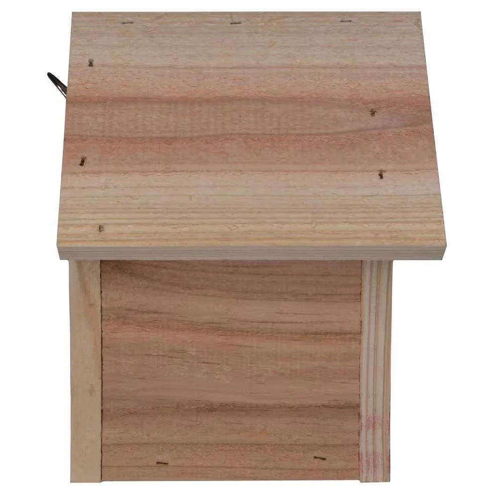 Cedar Wooden A-Frame Birdhouses for Wrens - Easy to Hang - Image 3