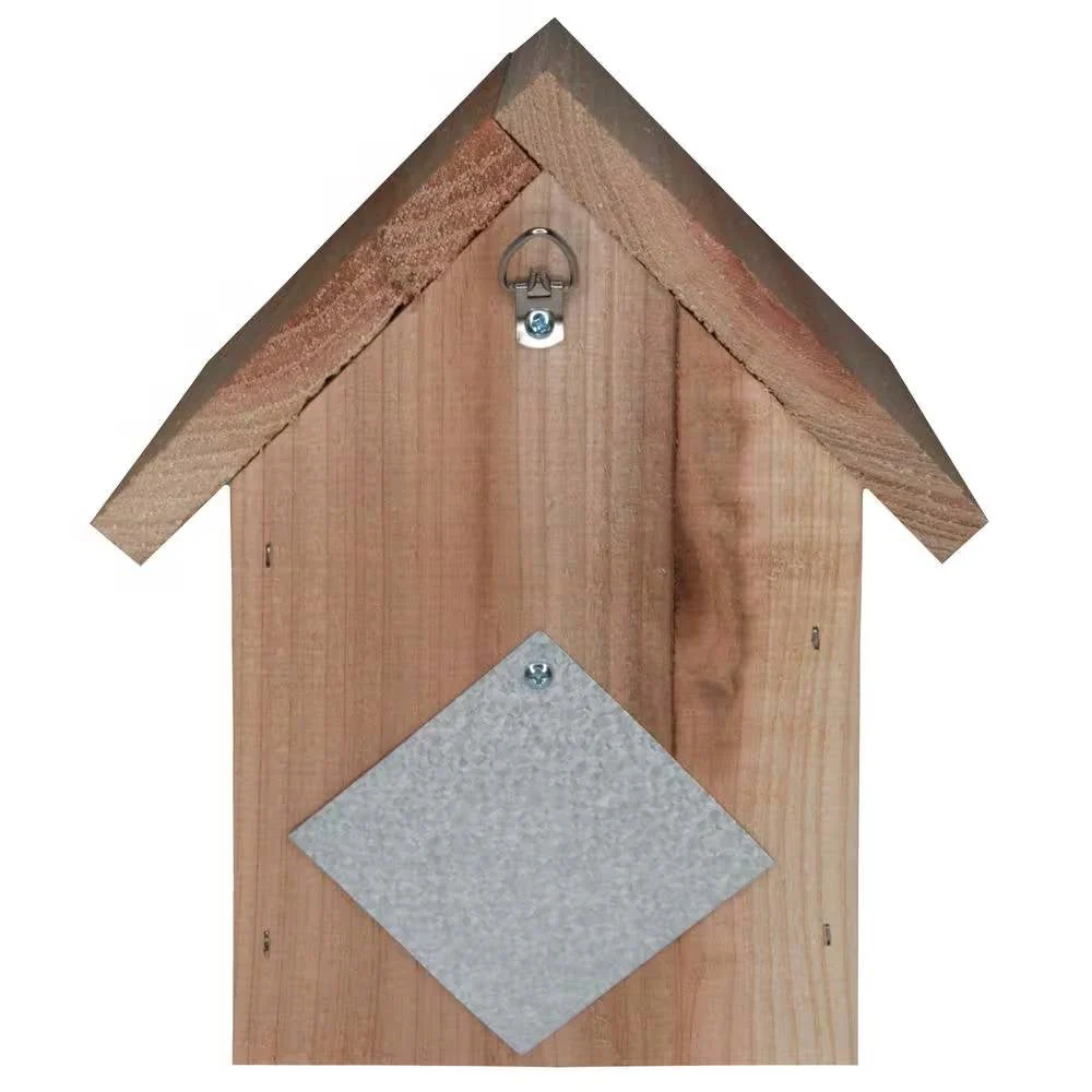 Cedar Wooden A-Frame Birdhouses for Wrens - Easy to Hang - Image 4