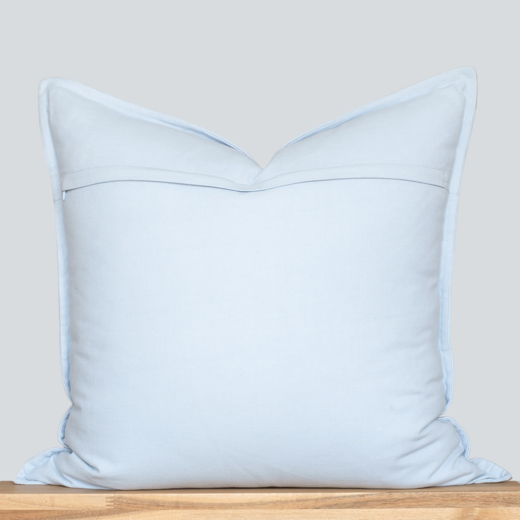 Celeste Solid Pillow Cover | Light Blue - Image 7