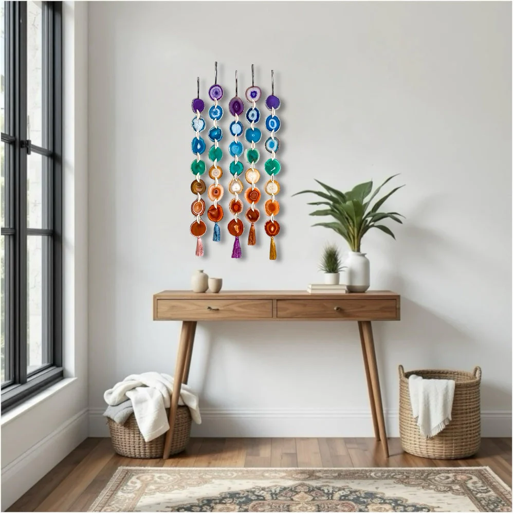 Chakra Agate Wall Hanging - Image 14