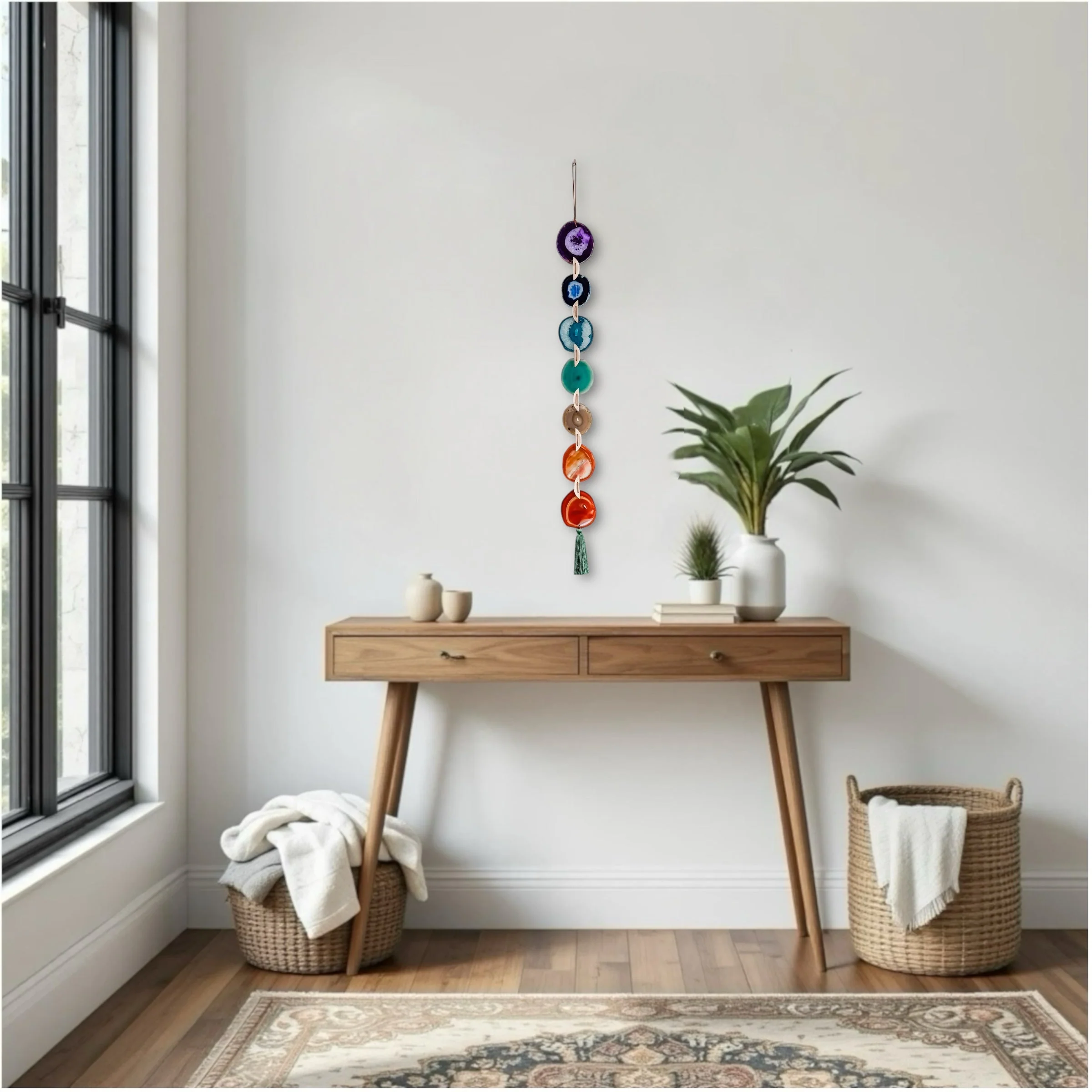 Chakra Agate Wall Hanging - Image 5