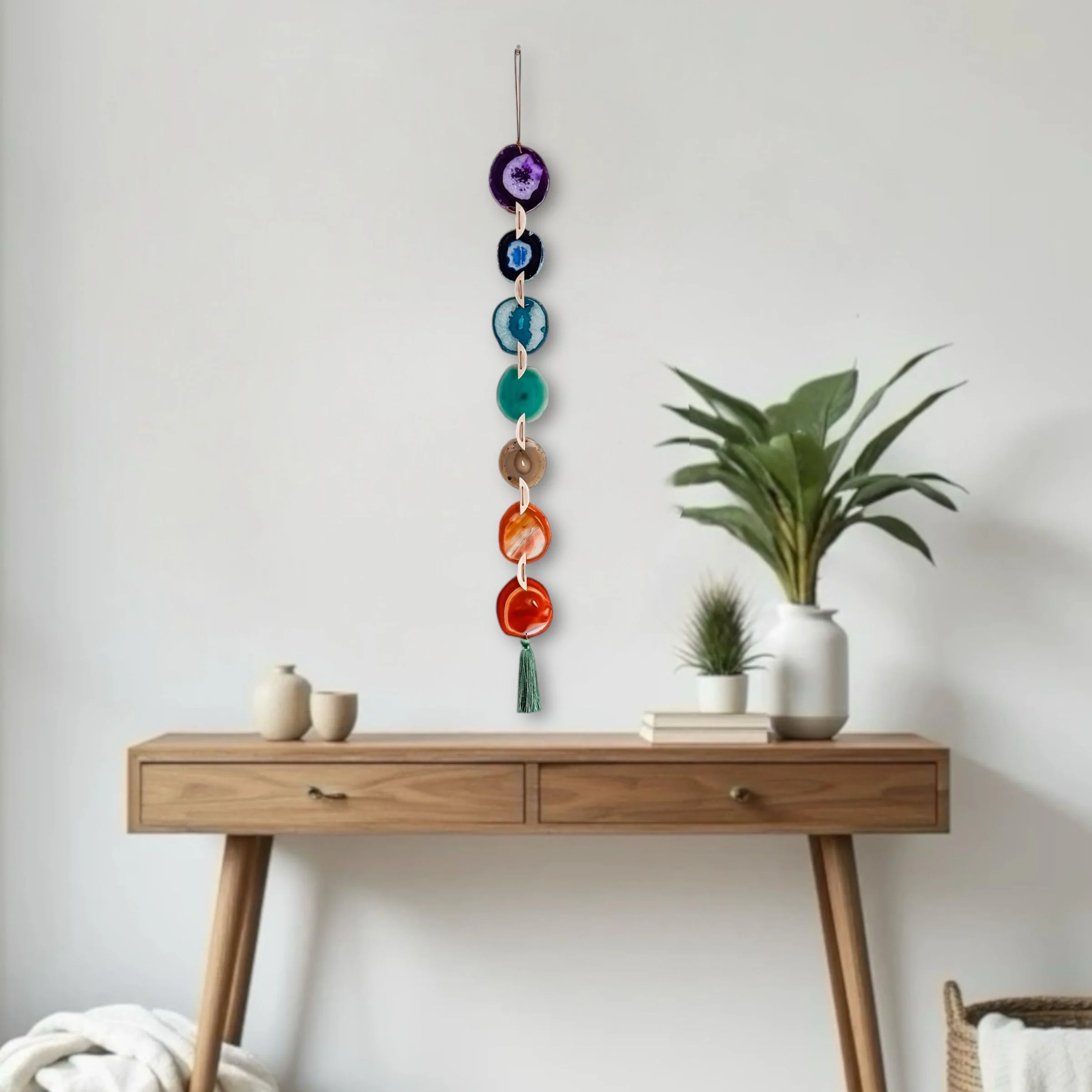 Chakra Agate Wall Hanging - Image 6