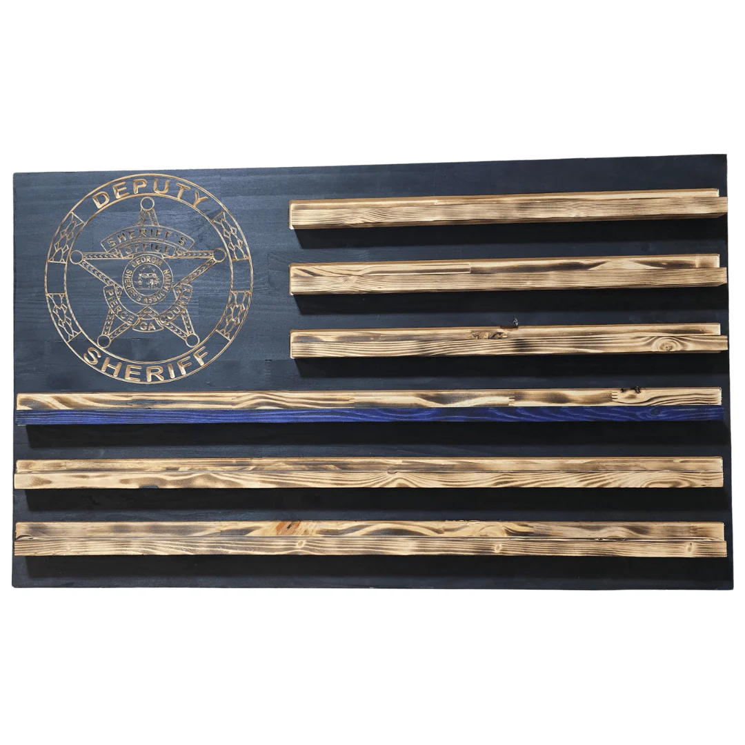 Challenge coin display wood sign - Image 6