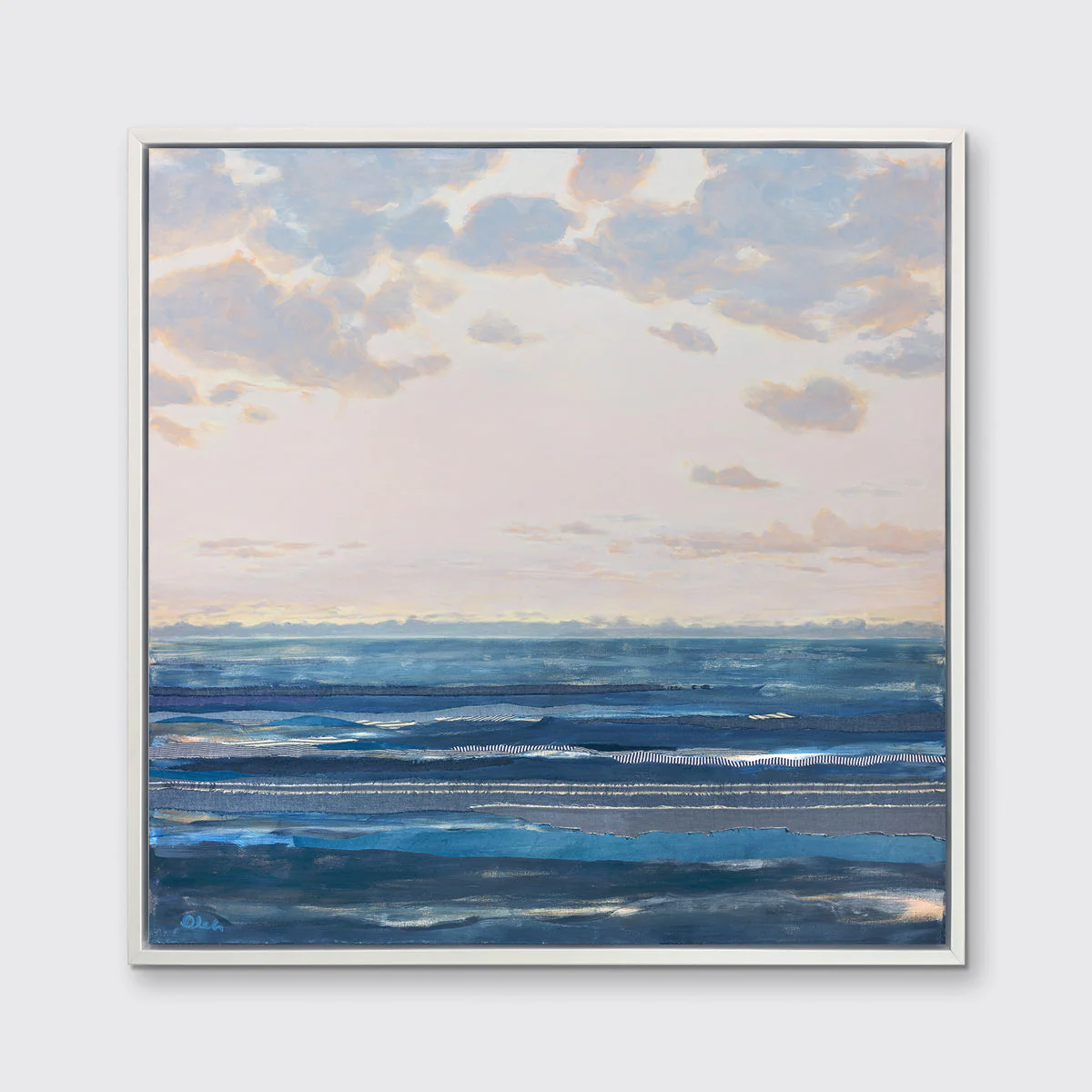 Chambray Sea 12 - Open Edition Canvas Print - Image 6
