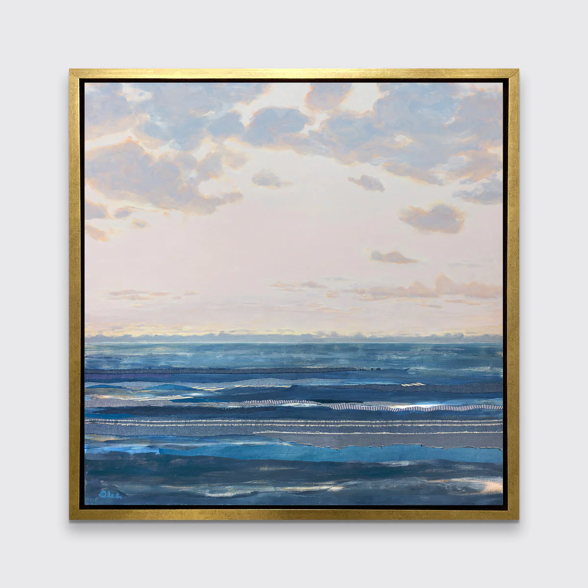 Chambray Sea 12 - Open Edition Canvas Print - Image 7