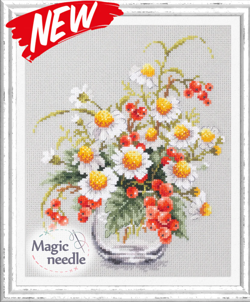 Chamomile and Red Currant 100-012 Counted Cross-Stitch Kit - Image 11