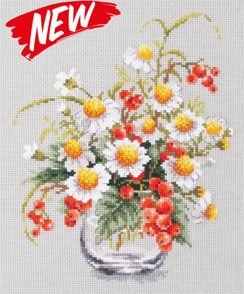 Chamomile and Red Currant 100-012 Counted Cross-Stitch Kit - Image 9