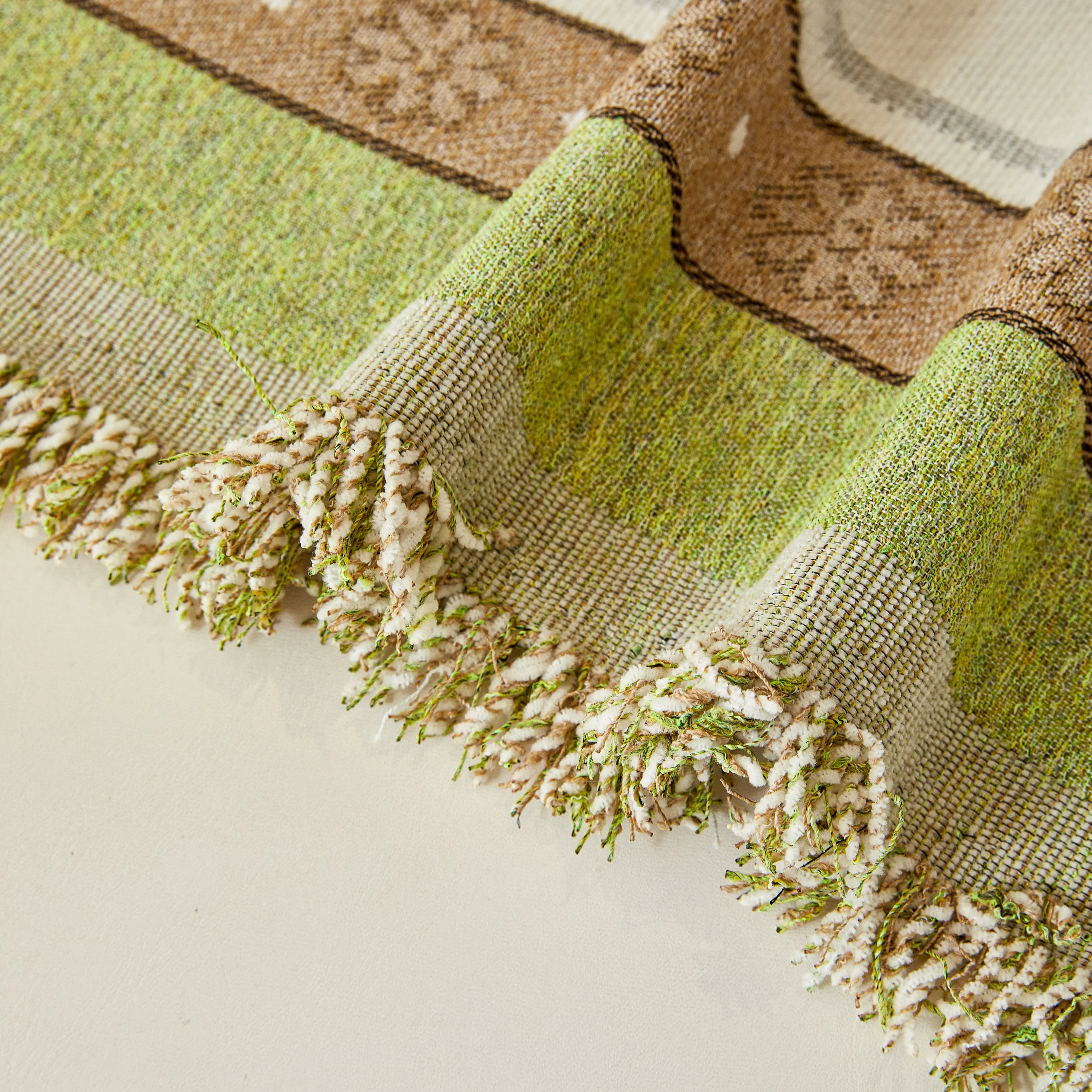 Charming French Country Floral Basket Sofa Throw Cover Rustic Farmhouse-Style Couch Cover Blankets - Image 34