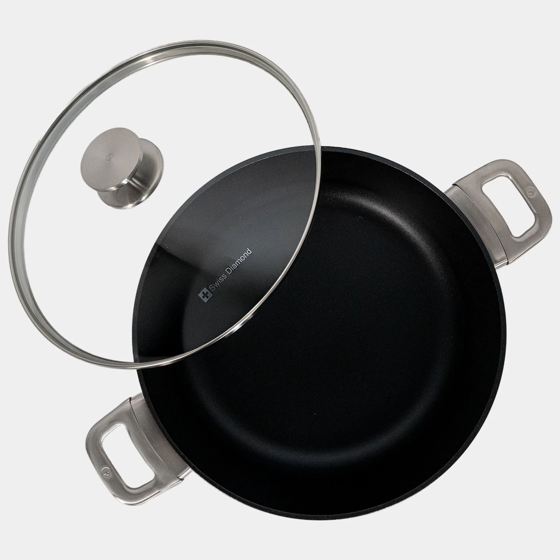 CHD Nonstick Braiser with Glass Lid - Image 5