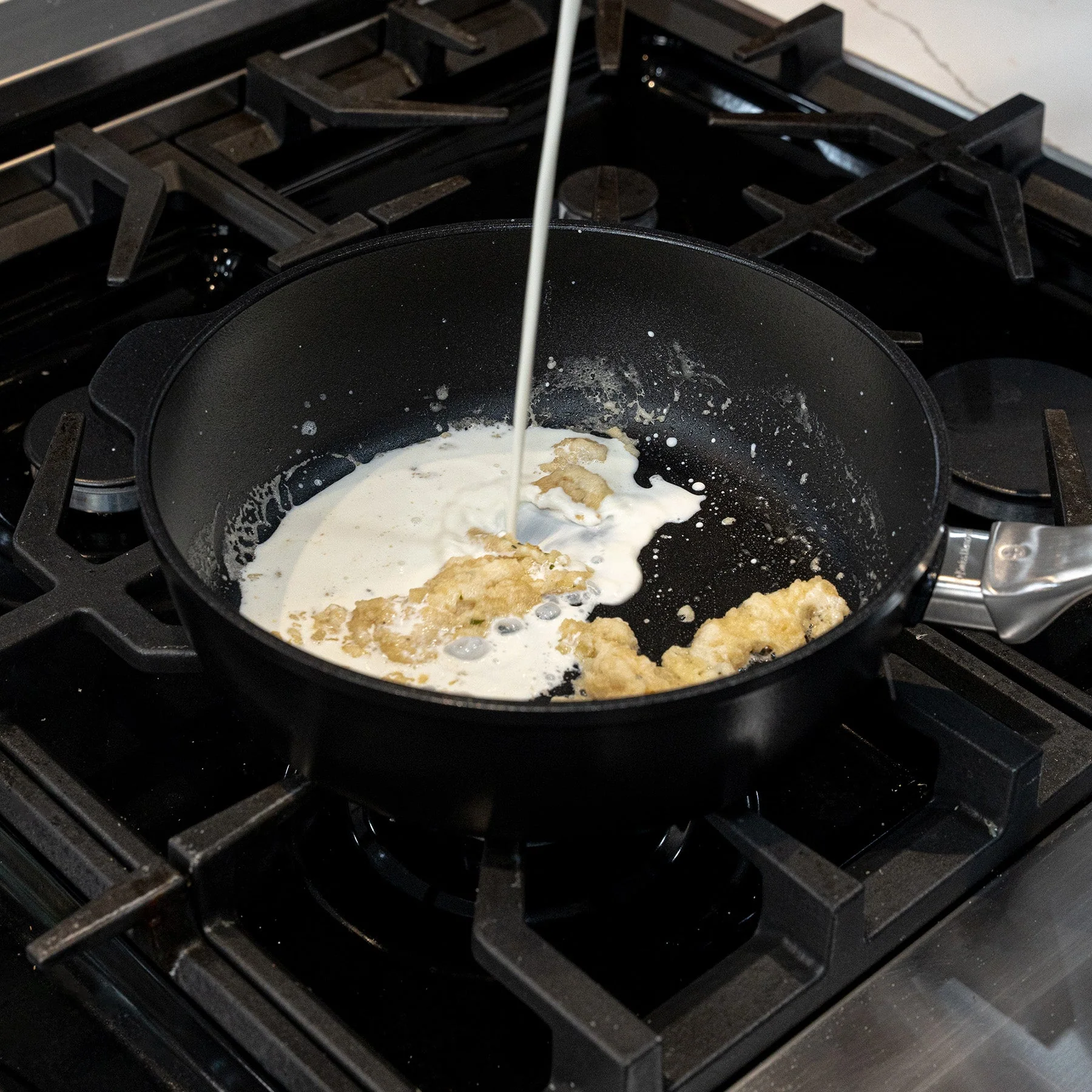CHD Nonstick Saute Pan with Glass Lid - Image 2
