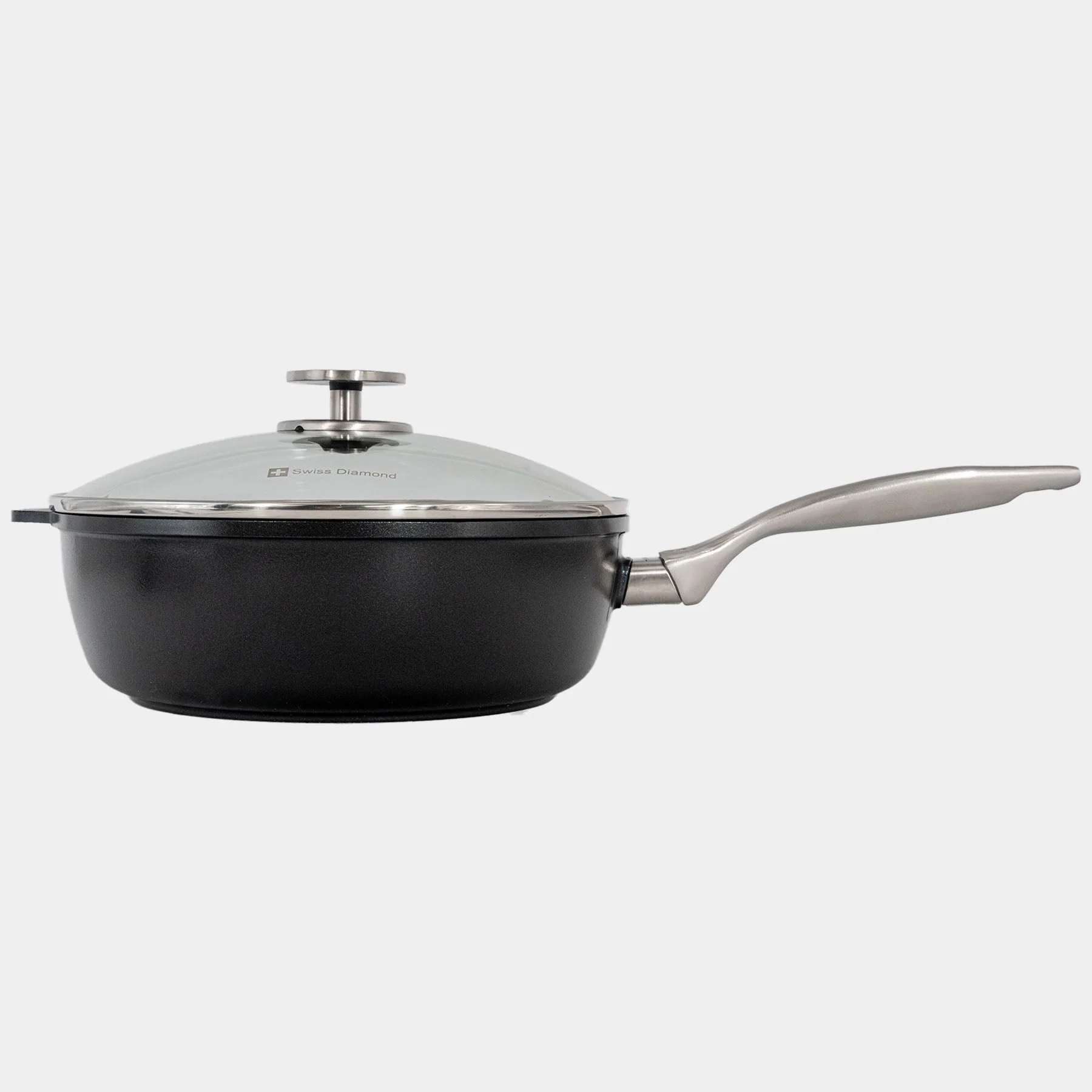 CHD Nonstick Saute Pan with Glass Lid - Image 4