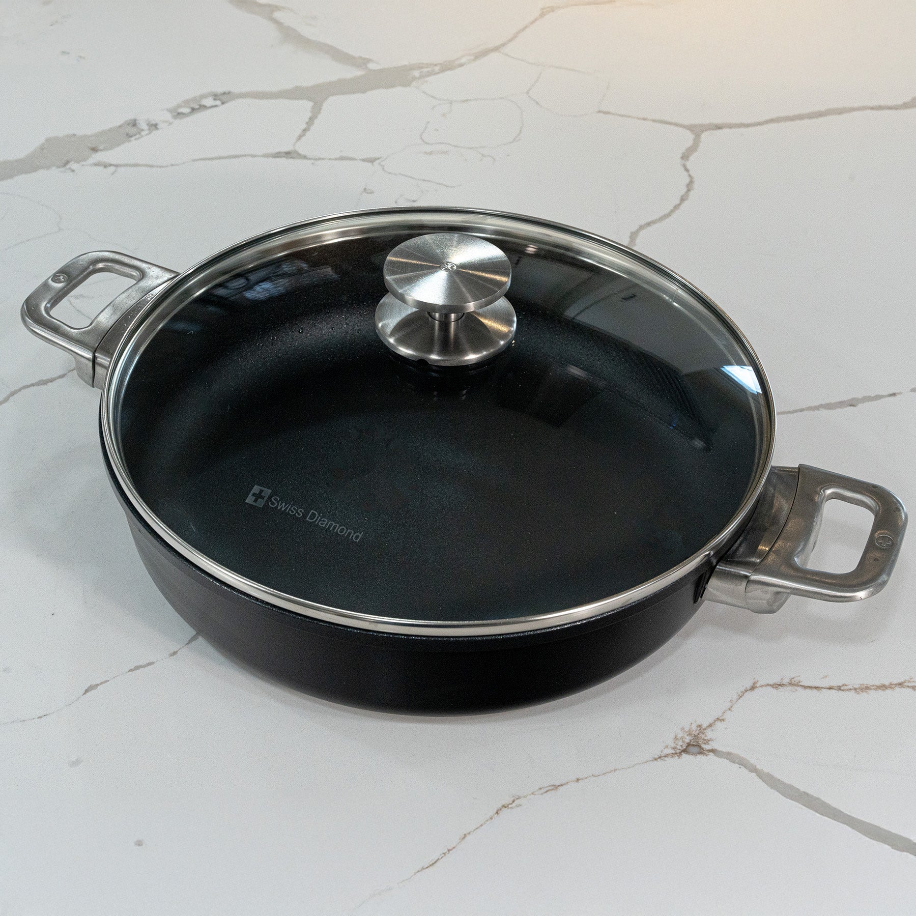 CHD Nonstick Sauteuse with Glass Lid - Image 3