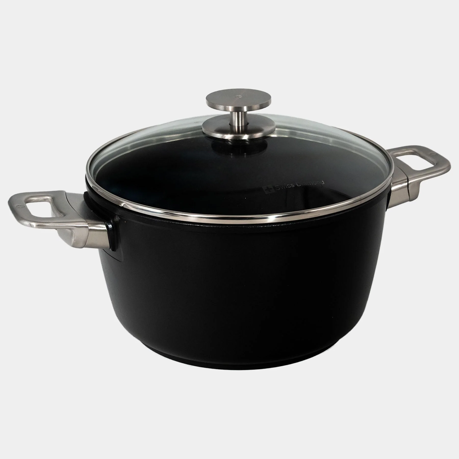 CHD Nonstick Stock Pot with Glass Lid