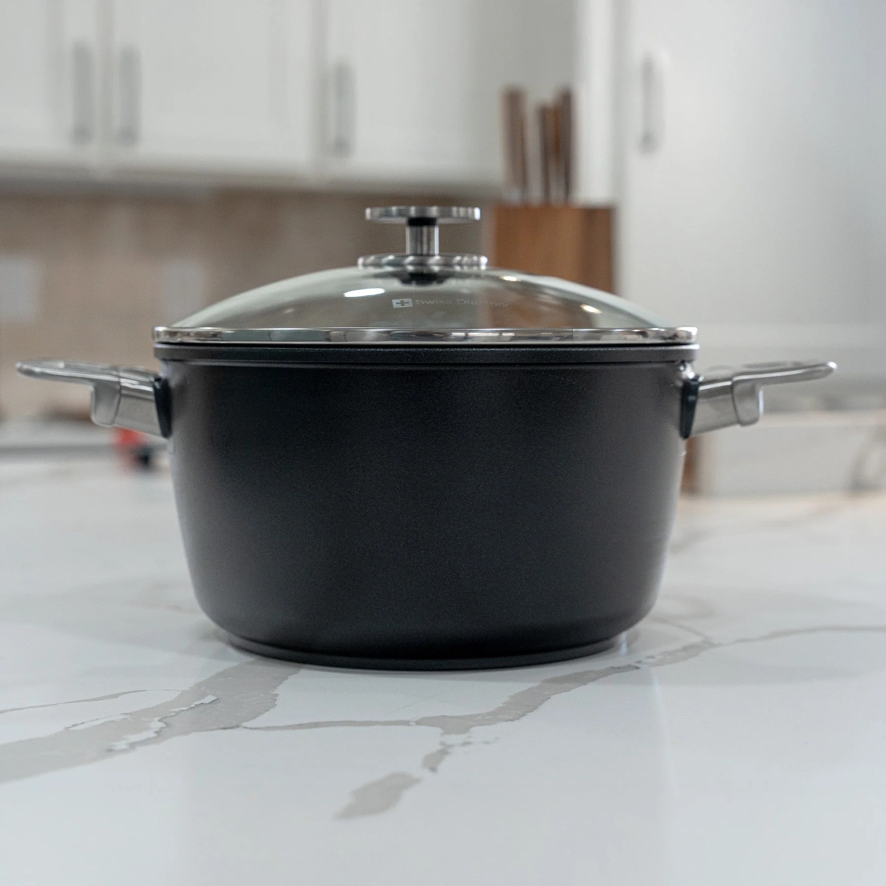 CHD Nonstick Stock Pot with Glass Lid - Image 2