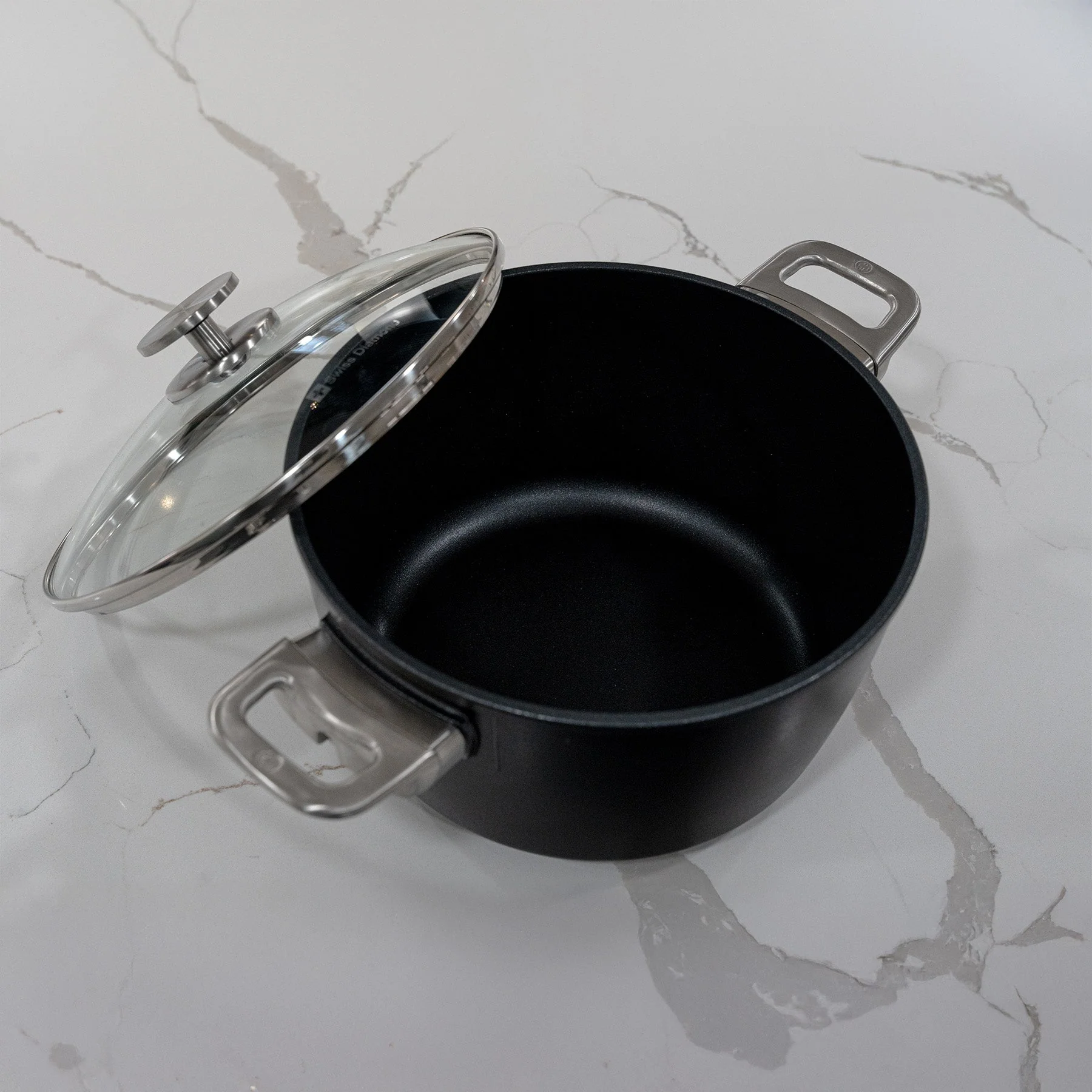CHD Nonstick Stock Pot with Glass Lid - Image 3