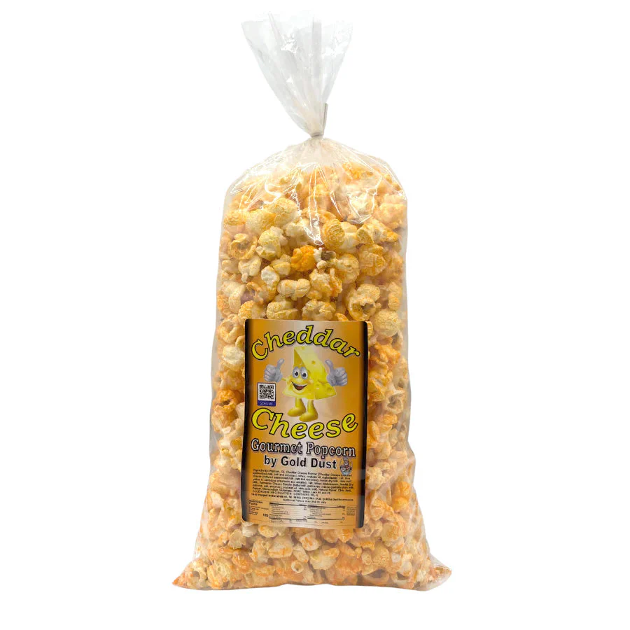 Cheddar Cheese Popcorn | Pack of 2 | 7 oz | Non-GMO | Gold Dust Kettle Corn - Image 2