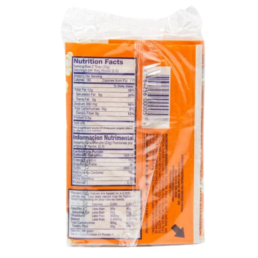Cheese Microwave Popcorn | Pack of 6 | 3 oz | Preferred Popcorn - Image 3