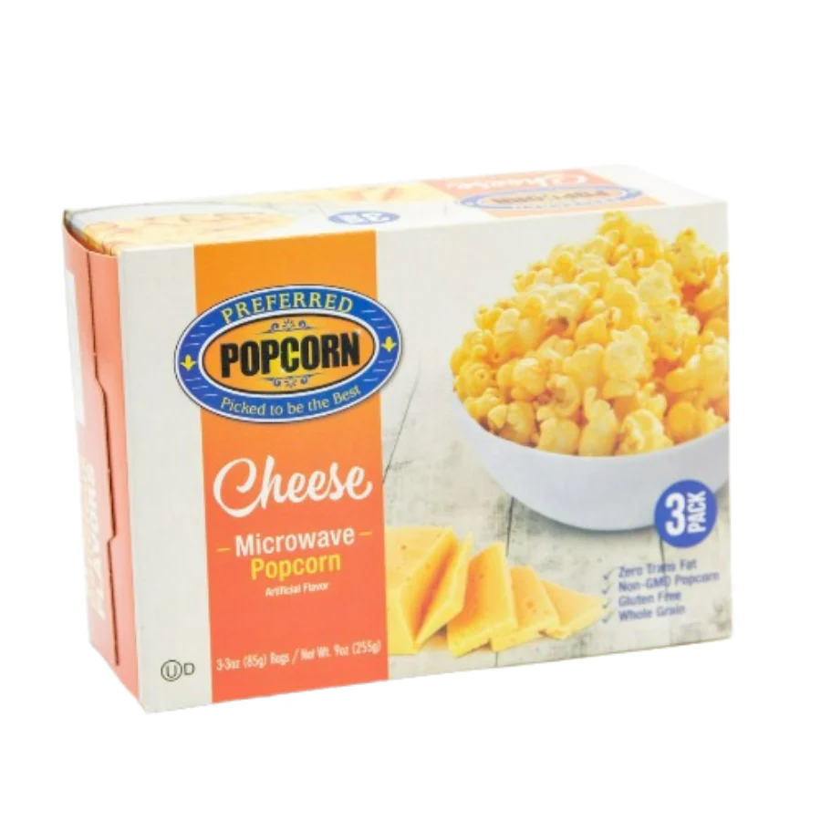 Cheese Microwave Popcorn | Pack of 6 Boxes | Preferred Popcorn - Image 4