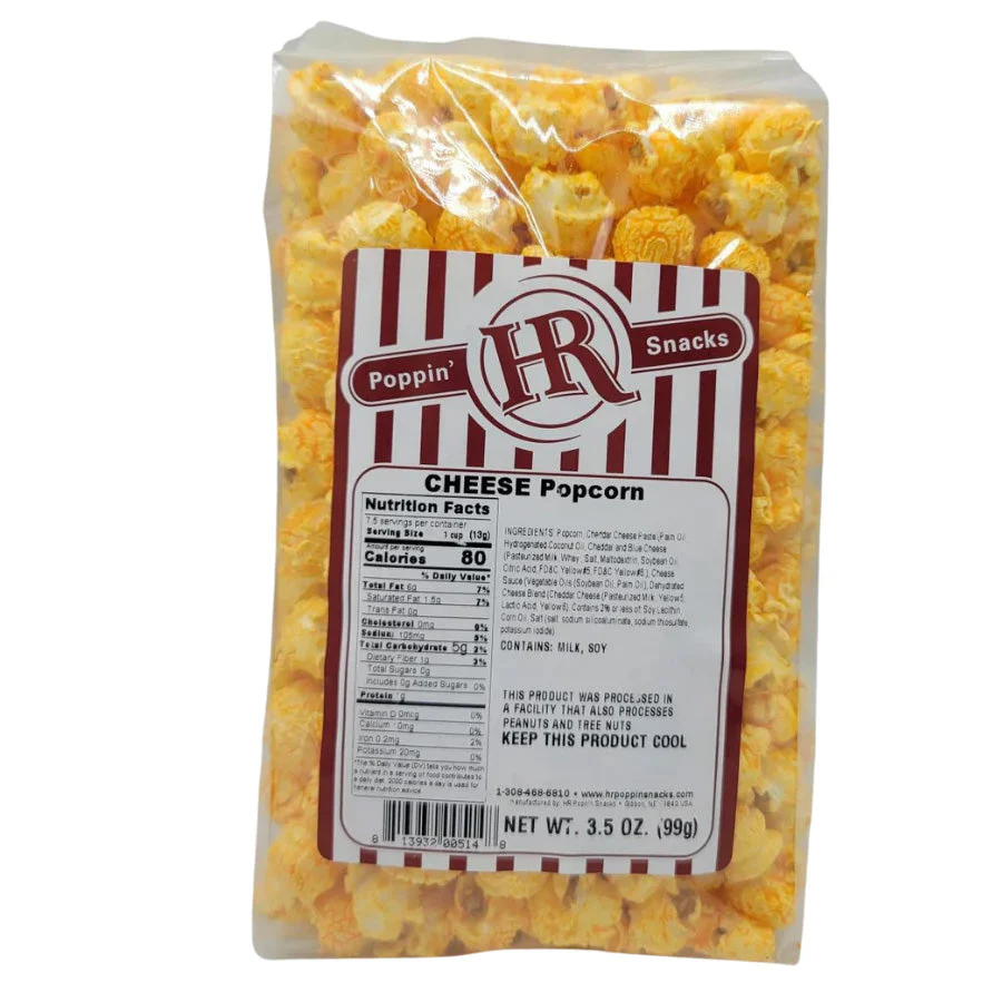 Cheese Popcorn | 3.5 oz | Pack of 2 | HR Poppin' Snacks - Image 2