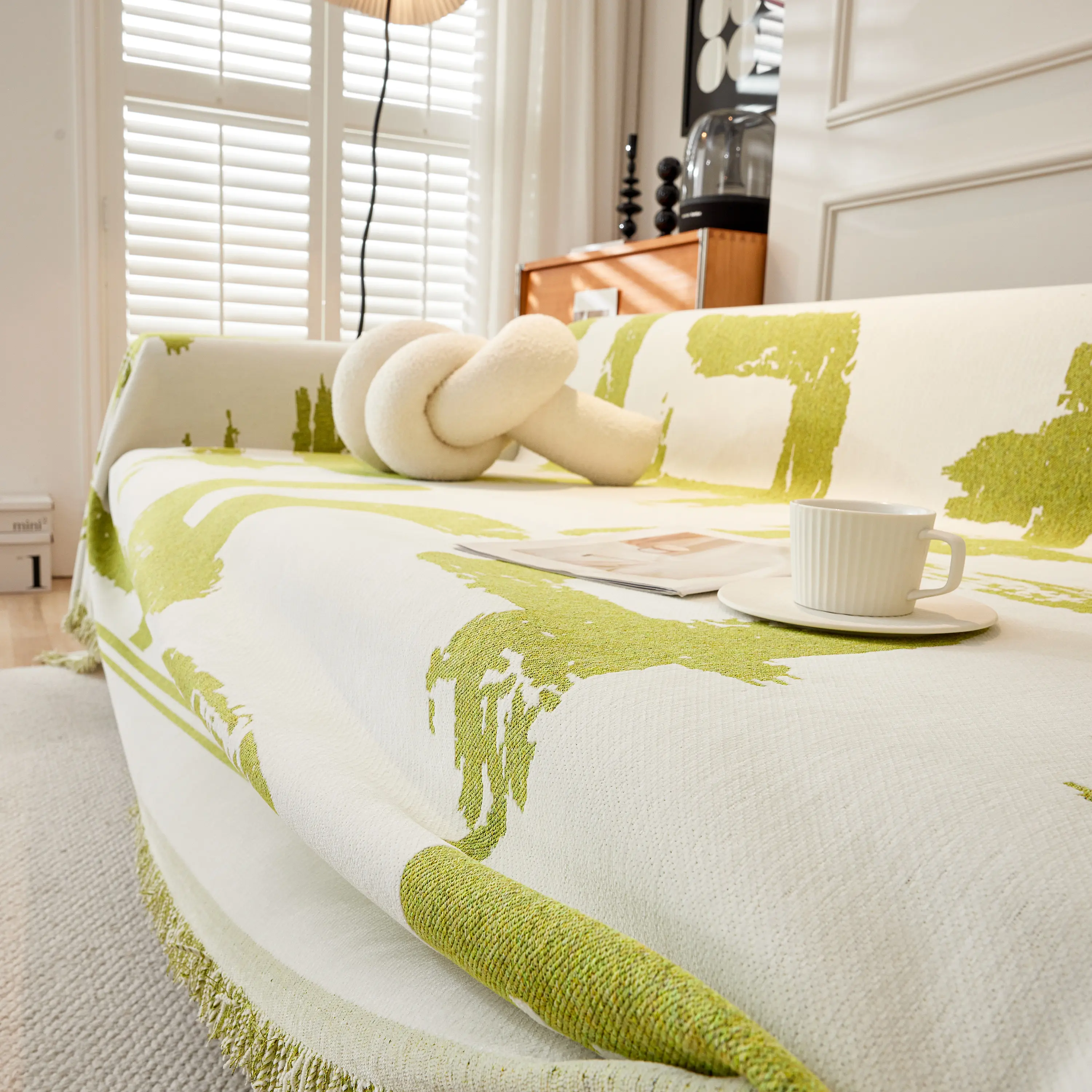 Chenille Abstract Soft Thick Reversible Oversized Couch Cover Blanket, Blanket on Sofa and The Couch - Image 60