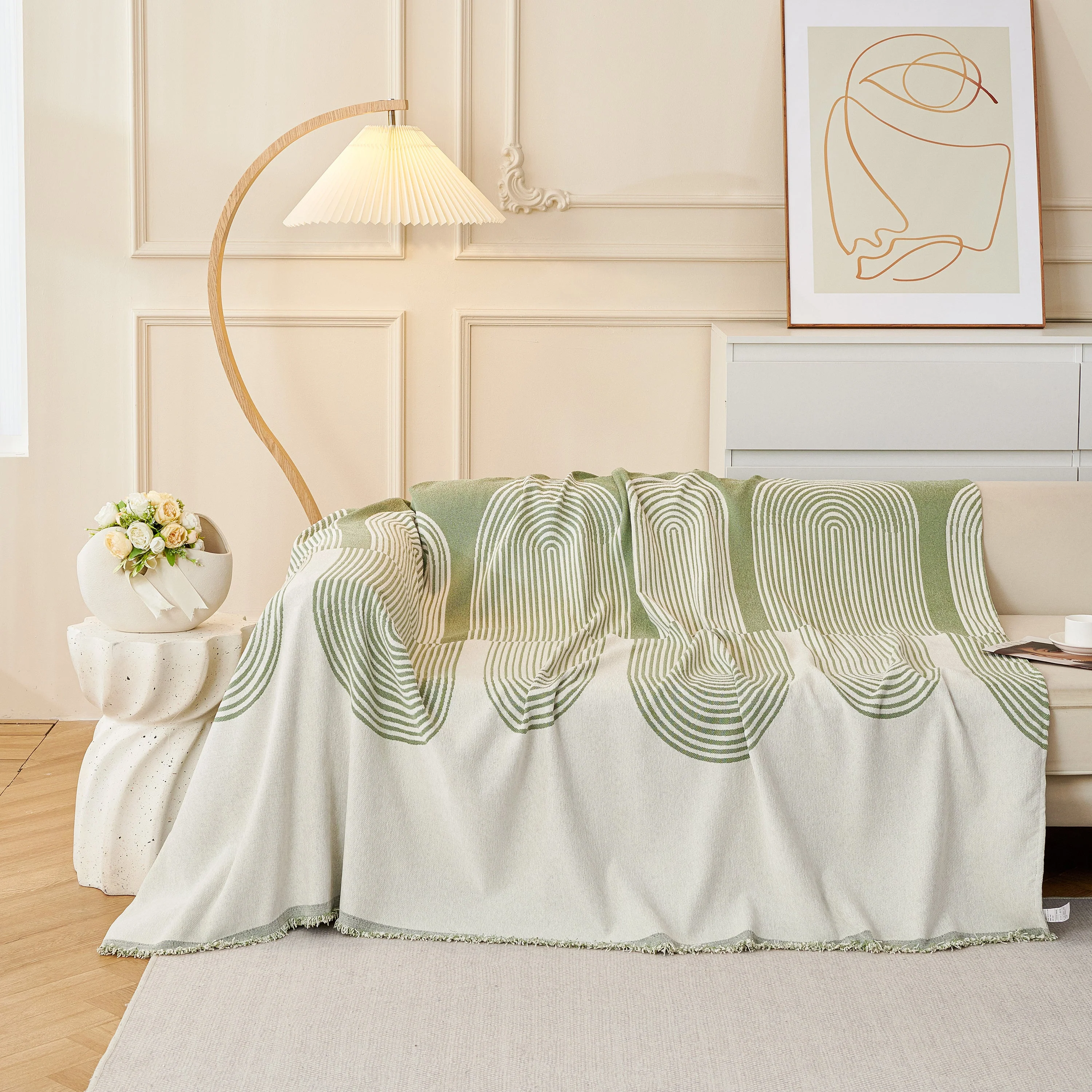 Chenille Boho Geometric Sofa Throw Cover Luxury Throws for Sofas Cat Proof Slipcovers Couch Covers - Image 10