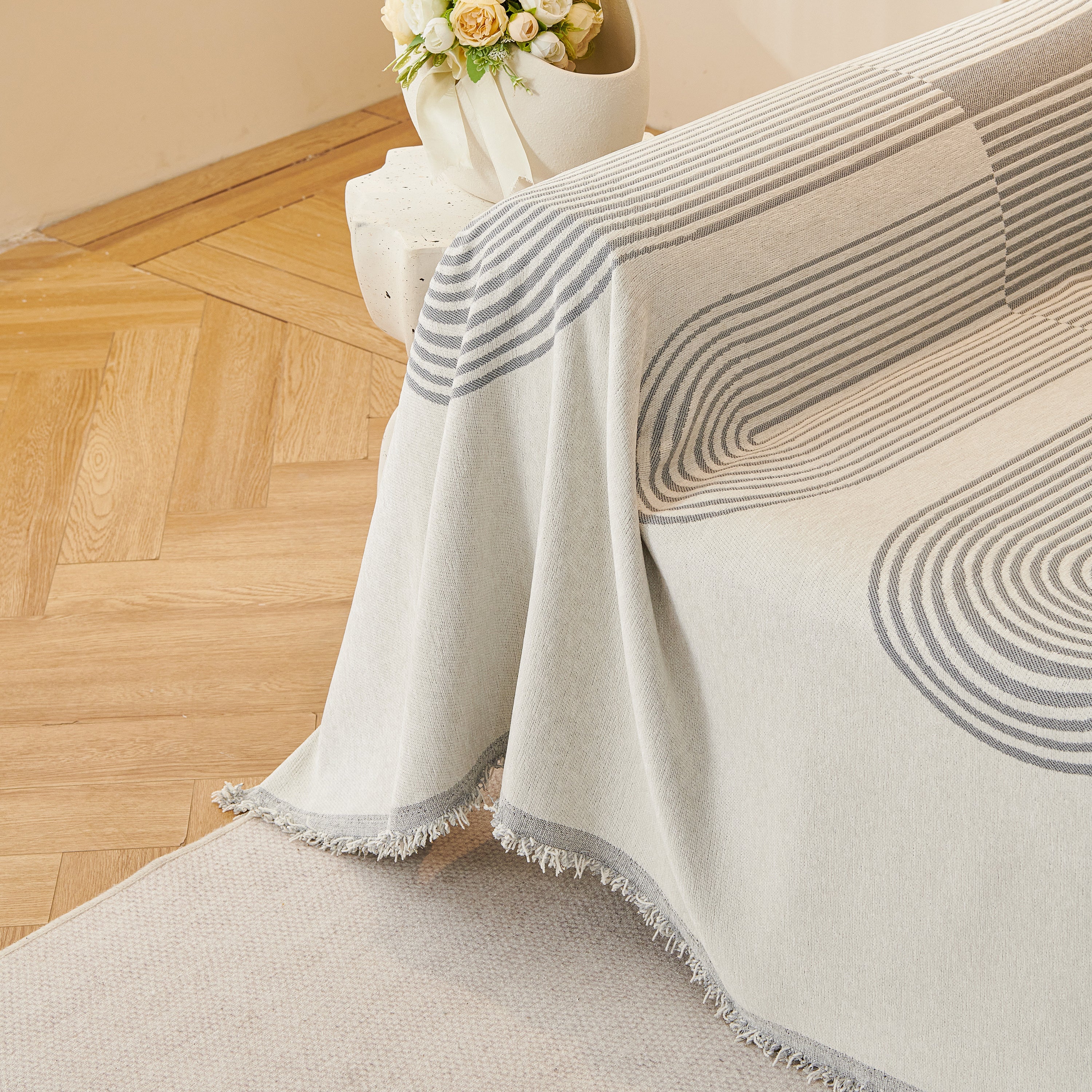 Chenille Boho Geometric Sofa Throw Cover Luxury Throws for Sofas Cat Proof Slipcovers Couch Covers - Image 124