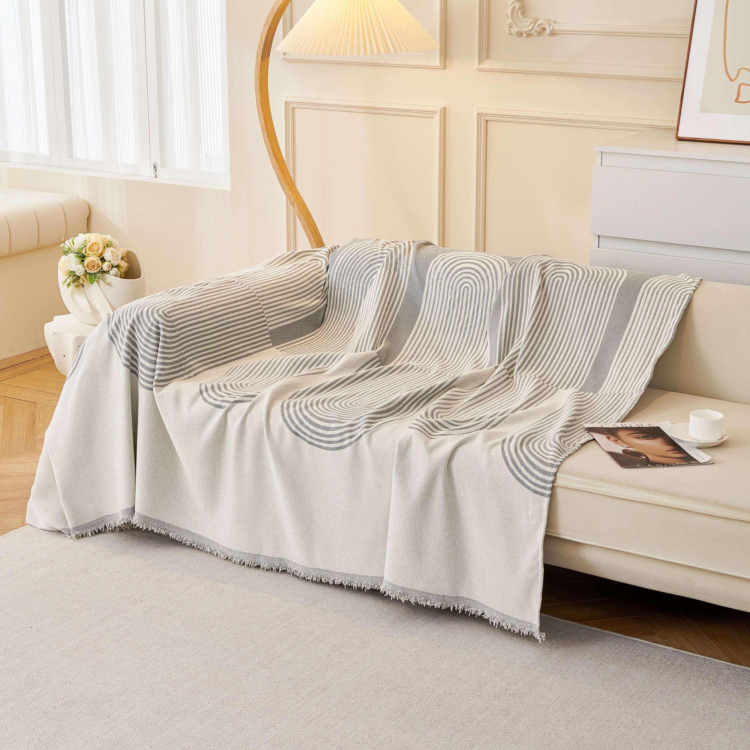 Chenille Boho Geometric Sofa Throw Cover Luxury Throws for Sofas Cat Proof Slipcovers Couch Covers - Image 131