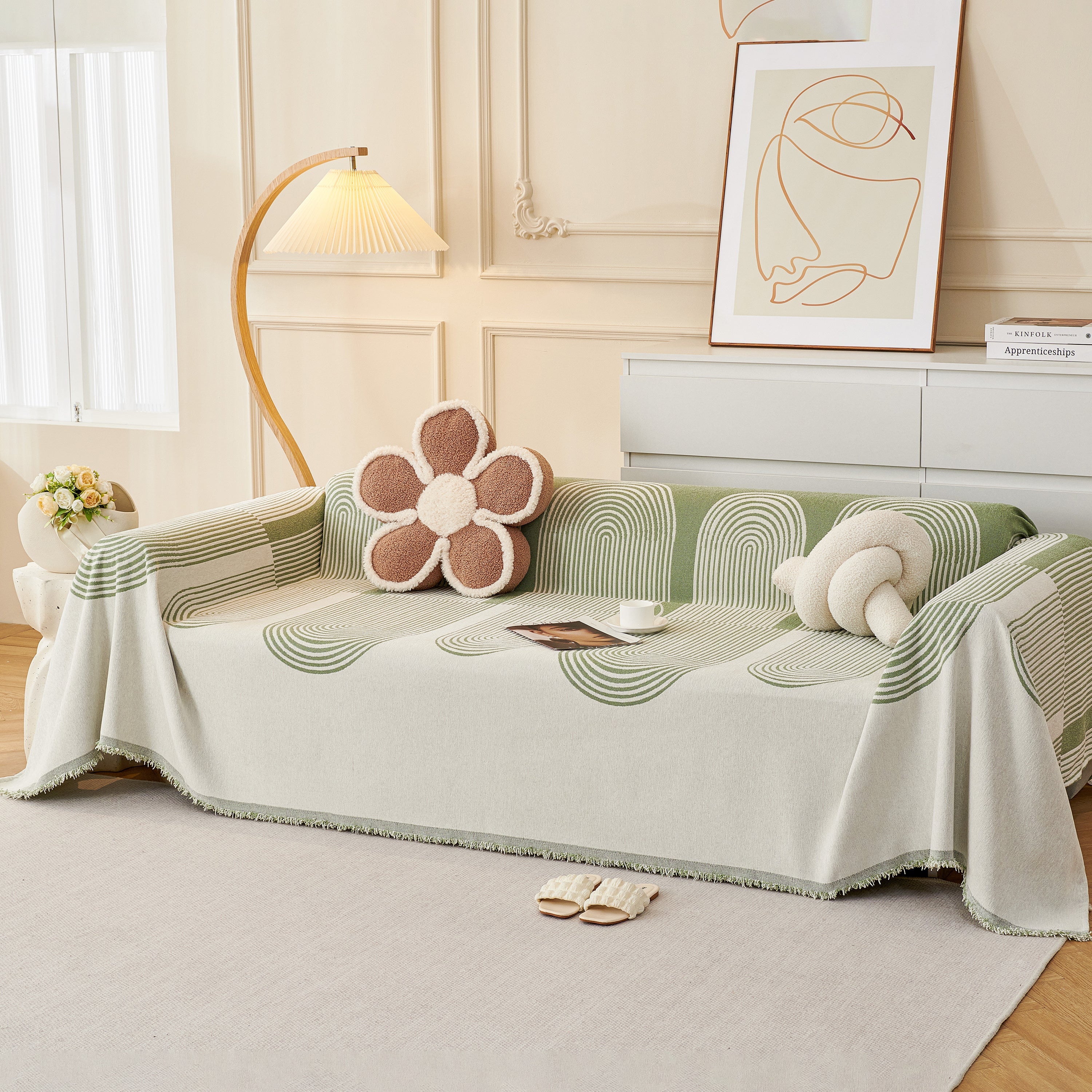 Chenille Boho Geometric Sofa Throw Cover Luxury Throws for Sofas Cat Proof Slipcovers Couch Covers - Image 15