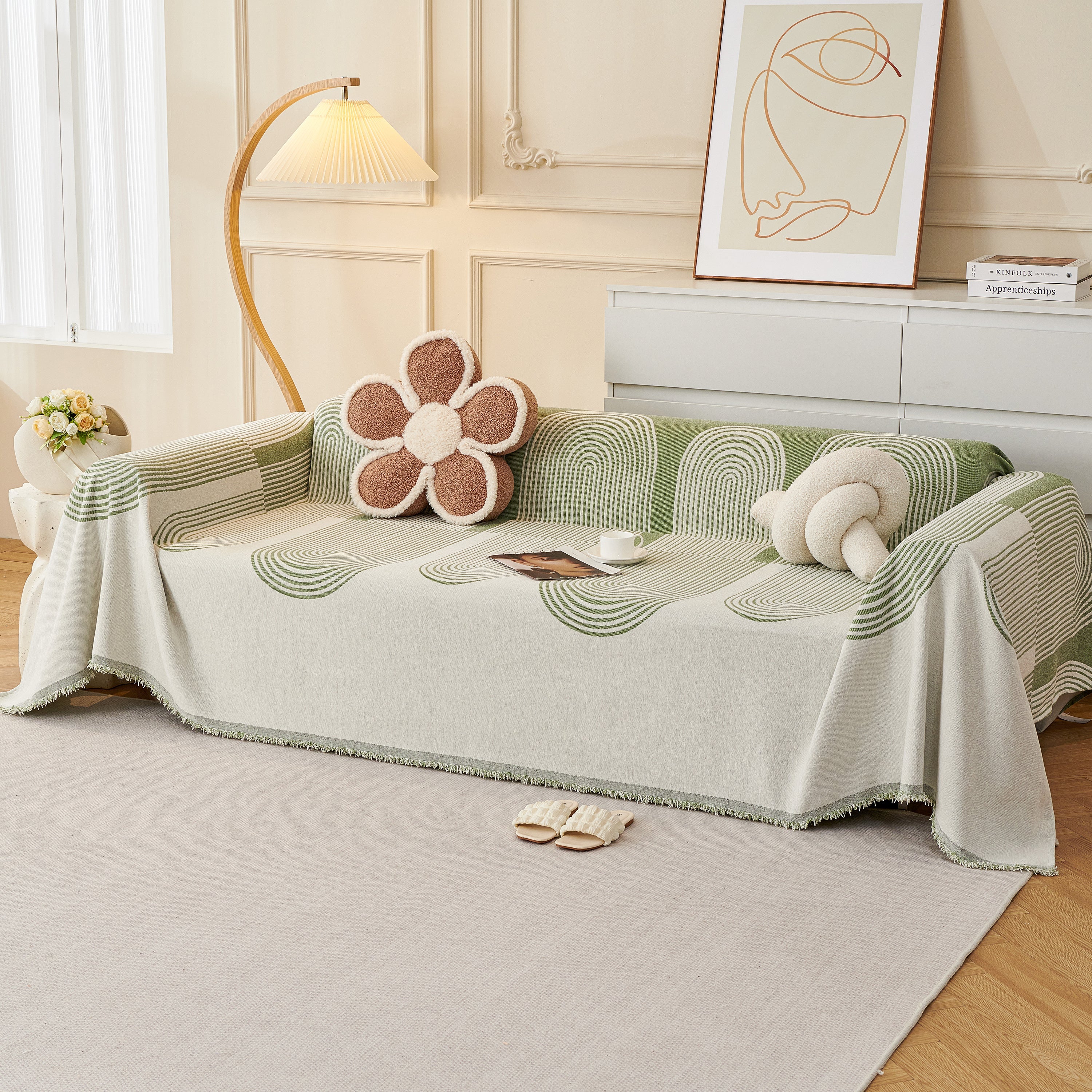 Chenille Boho Geometric Sofa Throw Cover Luxury Throws for Sofas Cat Proof Slipcovers Couch Covers - Image 16