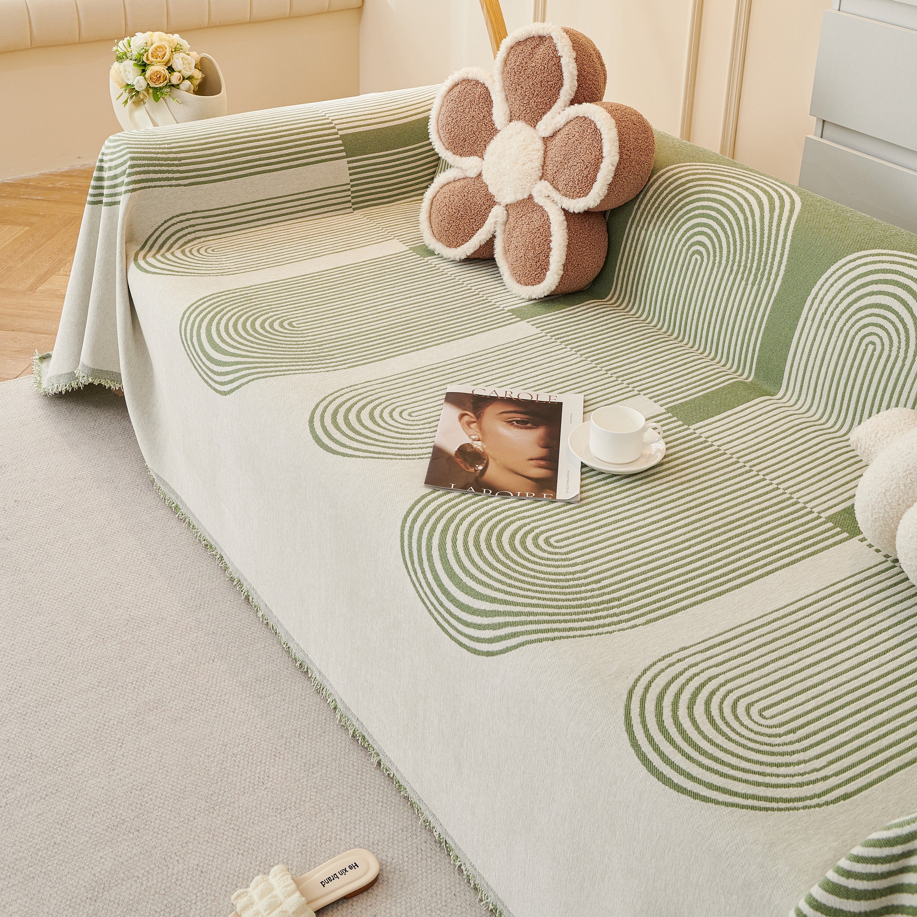 Chenille Boho Geometric Sofa Throw Cover Luxury Throws for Sofas Cat Proof Slipcovers Couch Covers - Image 27