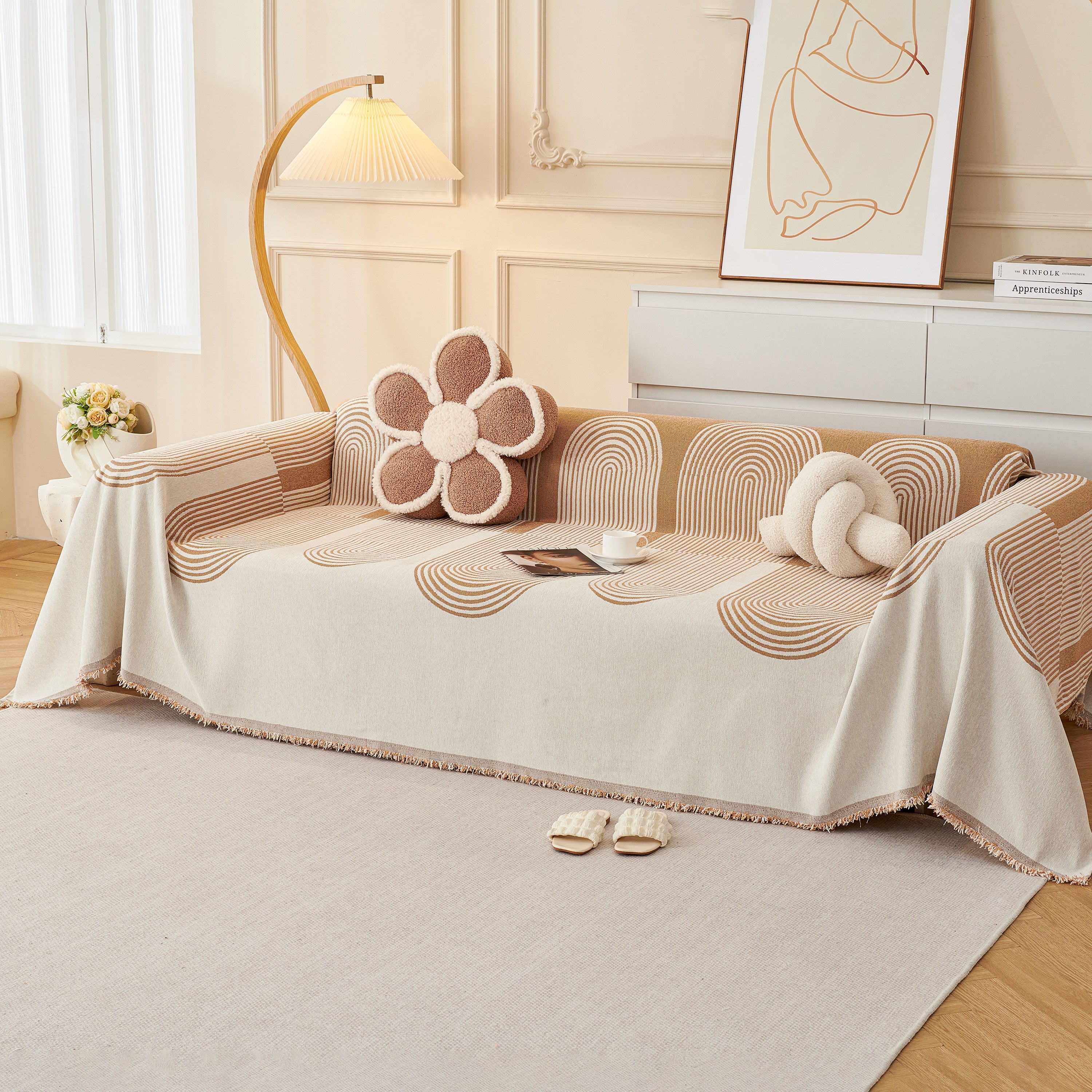 Chenille Boho Geometric Sofa Throw Cover Luxury Throws for Sofas Cat Proof Slipcovers Couch Covers - Image 48