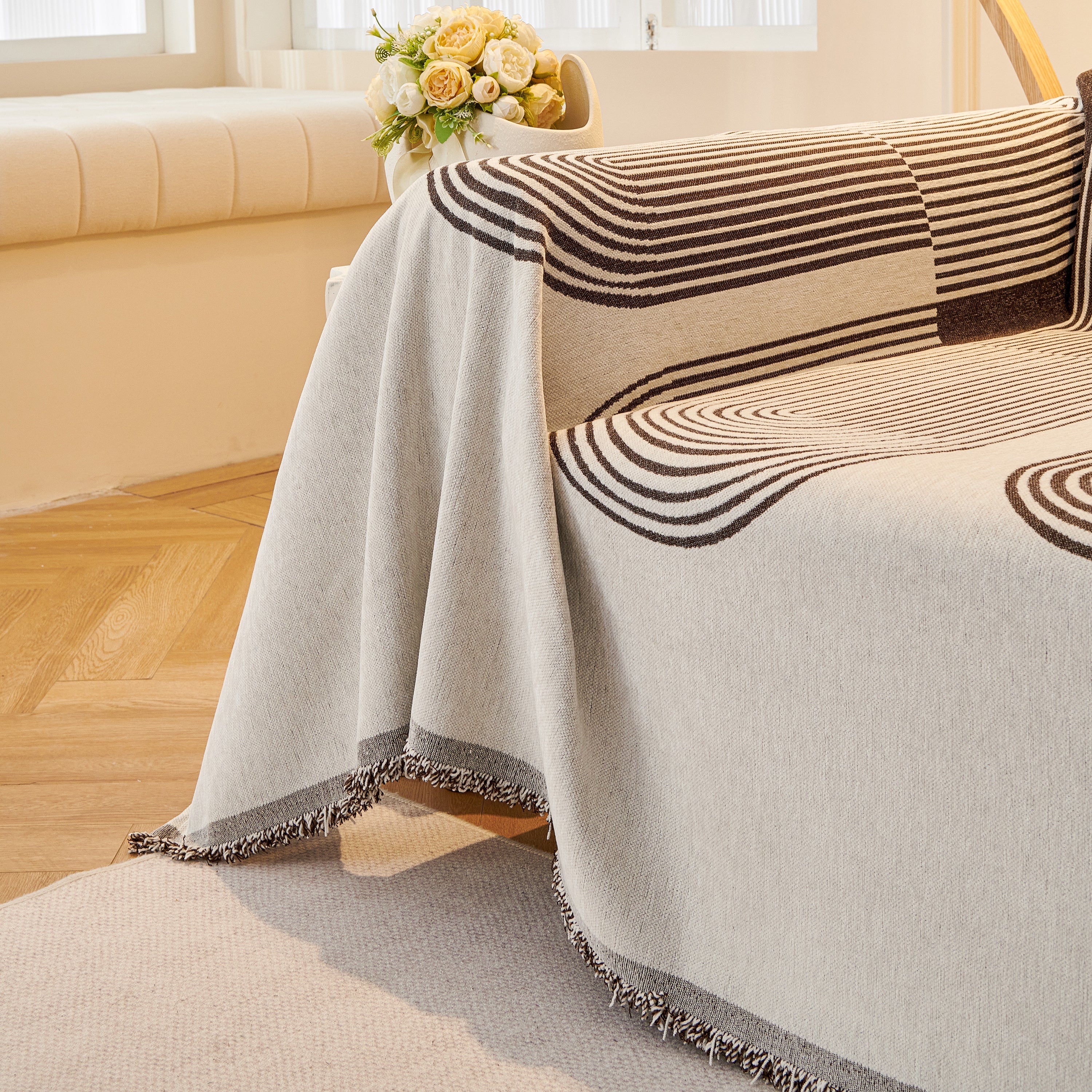 Chenille Boho Geometric Sofa Throw Cover Luxury Throws for Sofas Cat Proof Slipcovers Couch Covers - Image 93