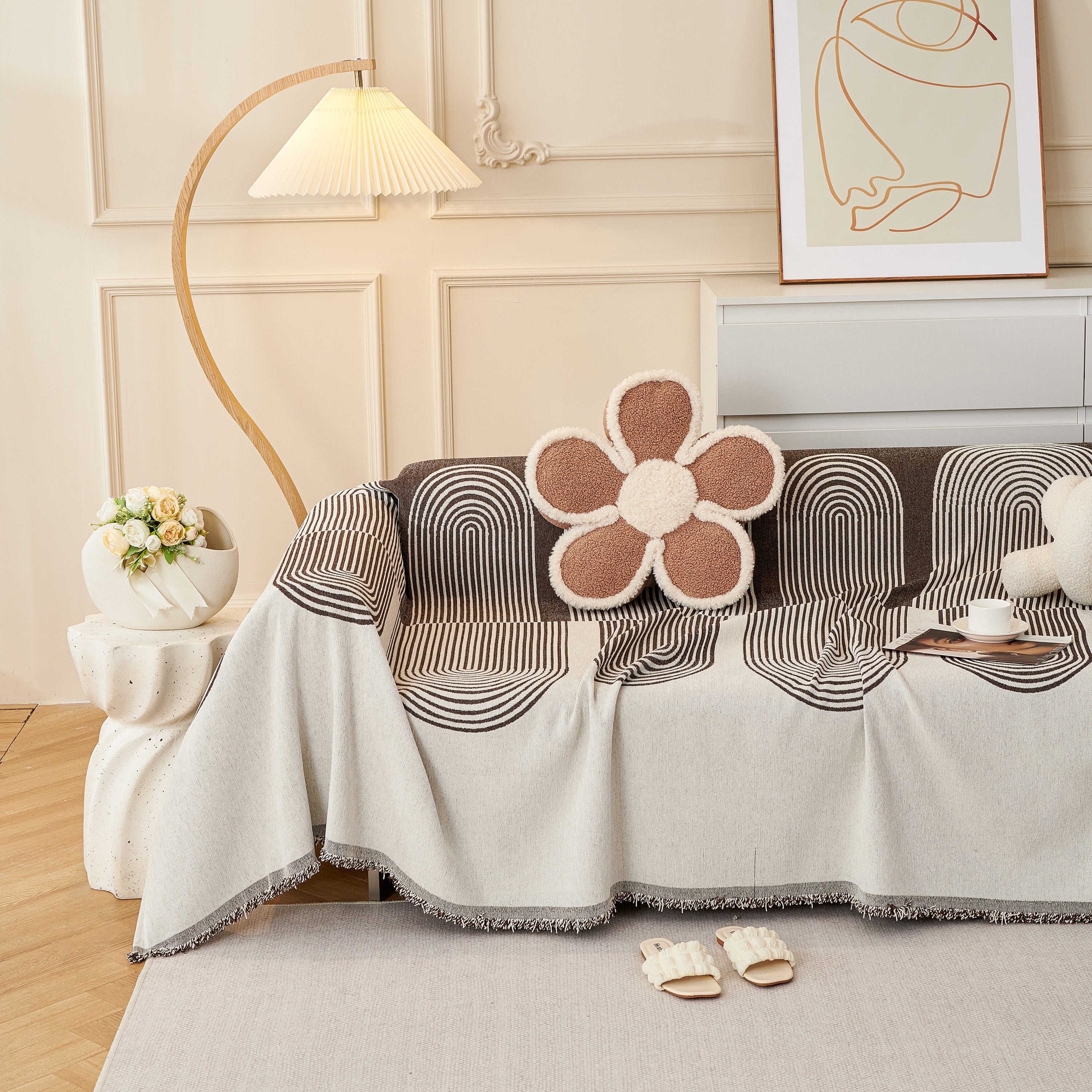 Chenille Boho Geometric Sofa Throw Cover Luxury Throws for Sofas Cat Proof Slipcovers Couch Covers - Image 96