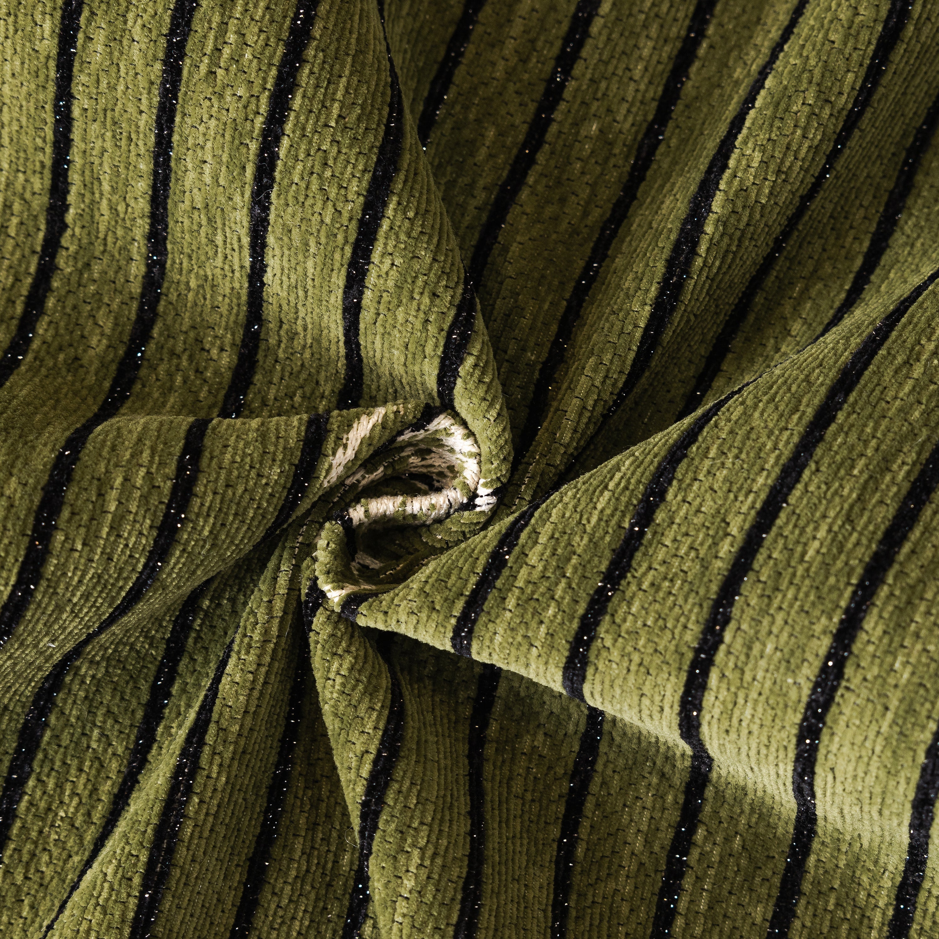 Chenille Camellia Floral Sofa Throw Cover Couch Blanket with Striped Jacquard - Image 16