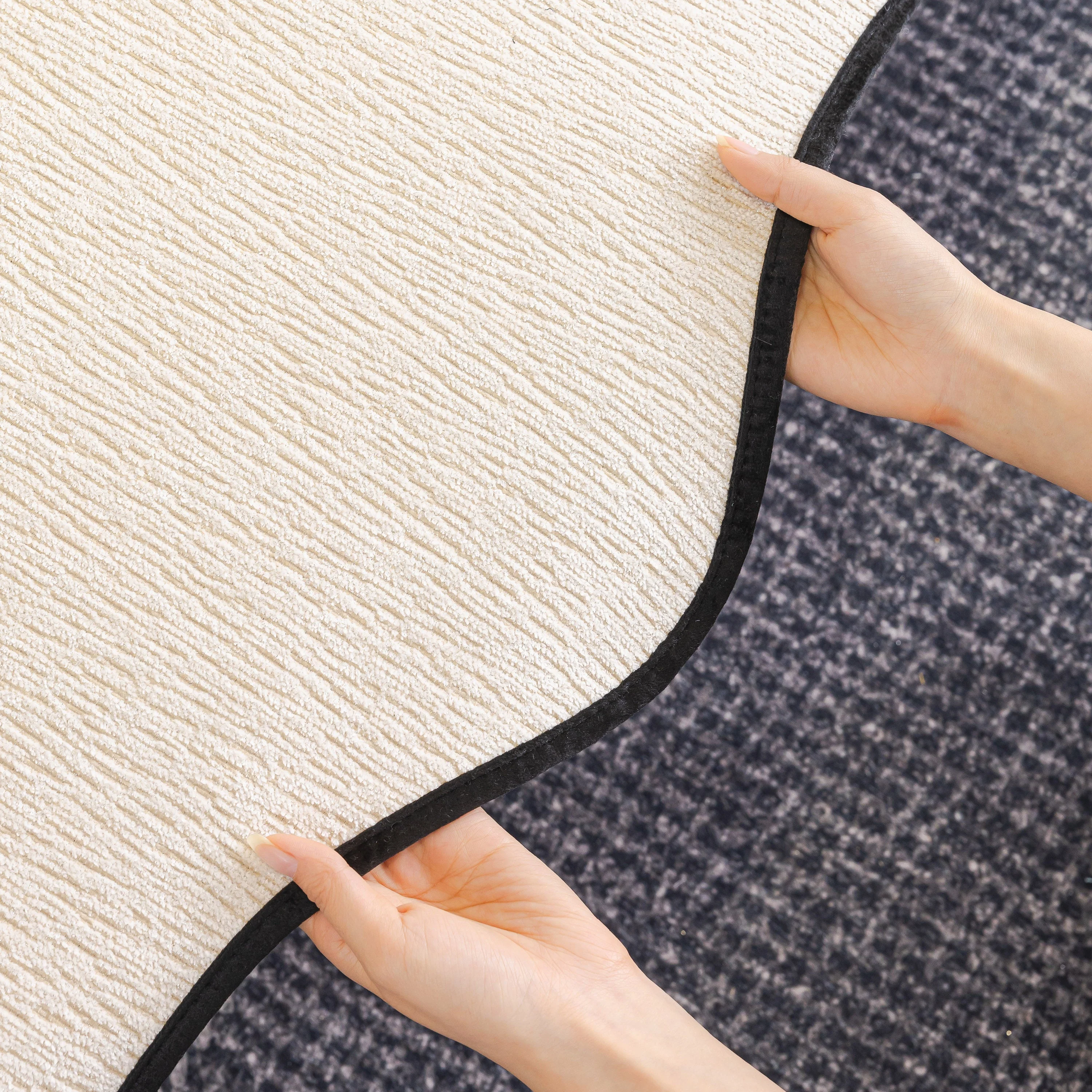 Chenille Couch Cover with Scalloped Edge, Non-Slip Modular Slipcover Sectional - Image 145