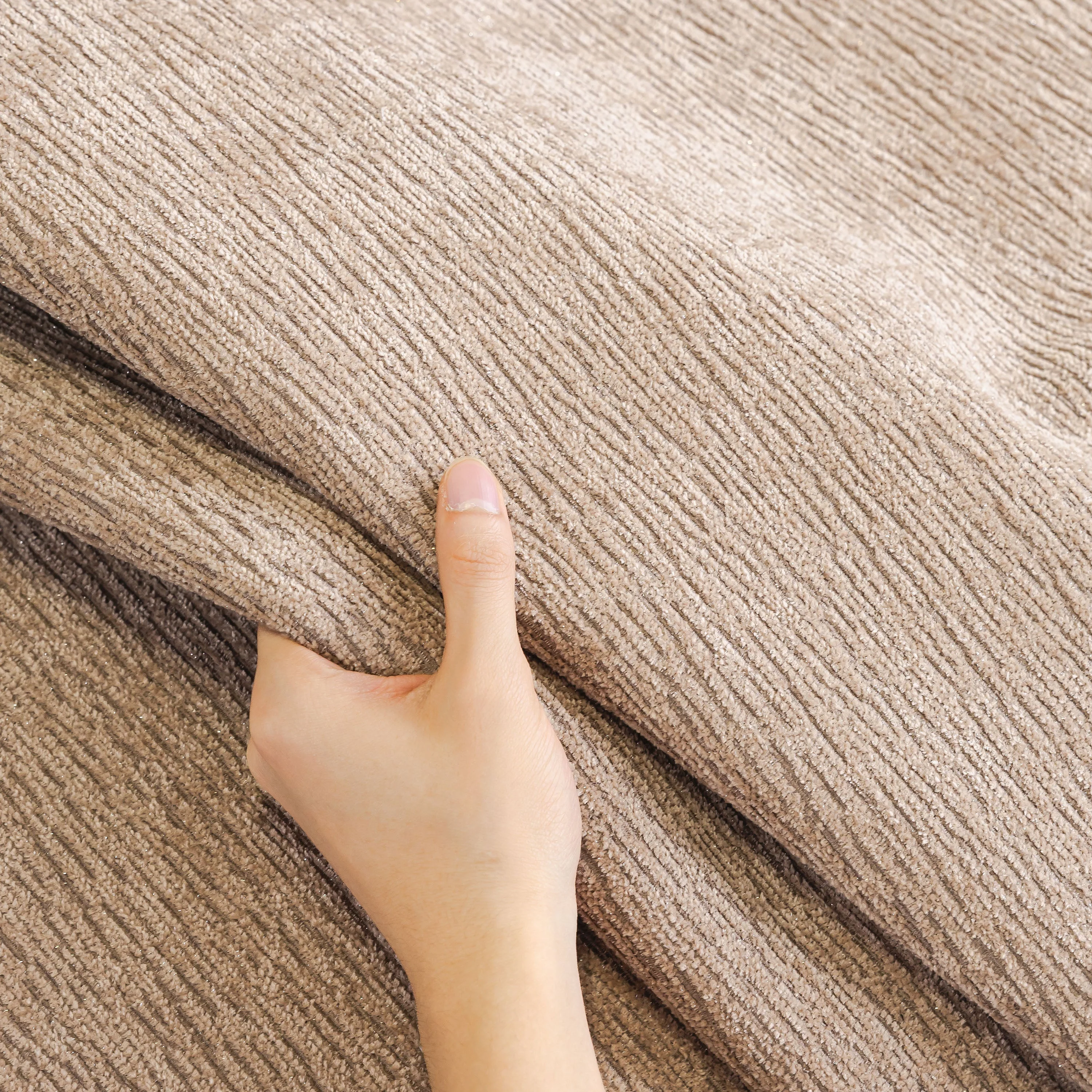 Chenille Couch Cover with Scalloped Edge, Non-Slip Modular Slipcover Sectional - Image 29
