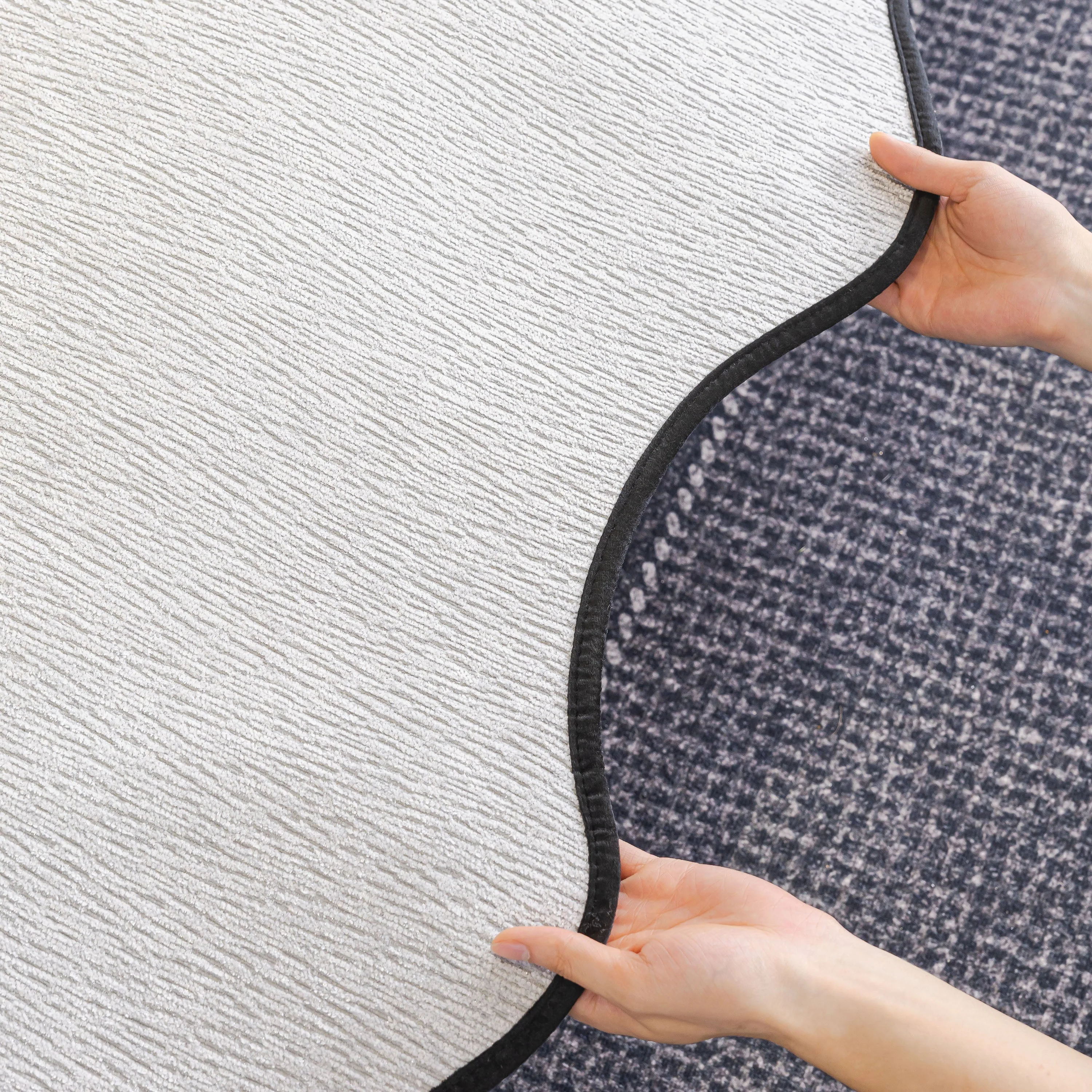 Chenille Couch Cover with Scalloped Edge, Non-Slip Modular Slipcover Sectional - Image 51