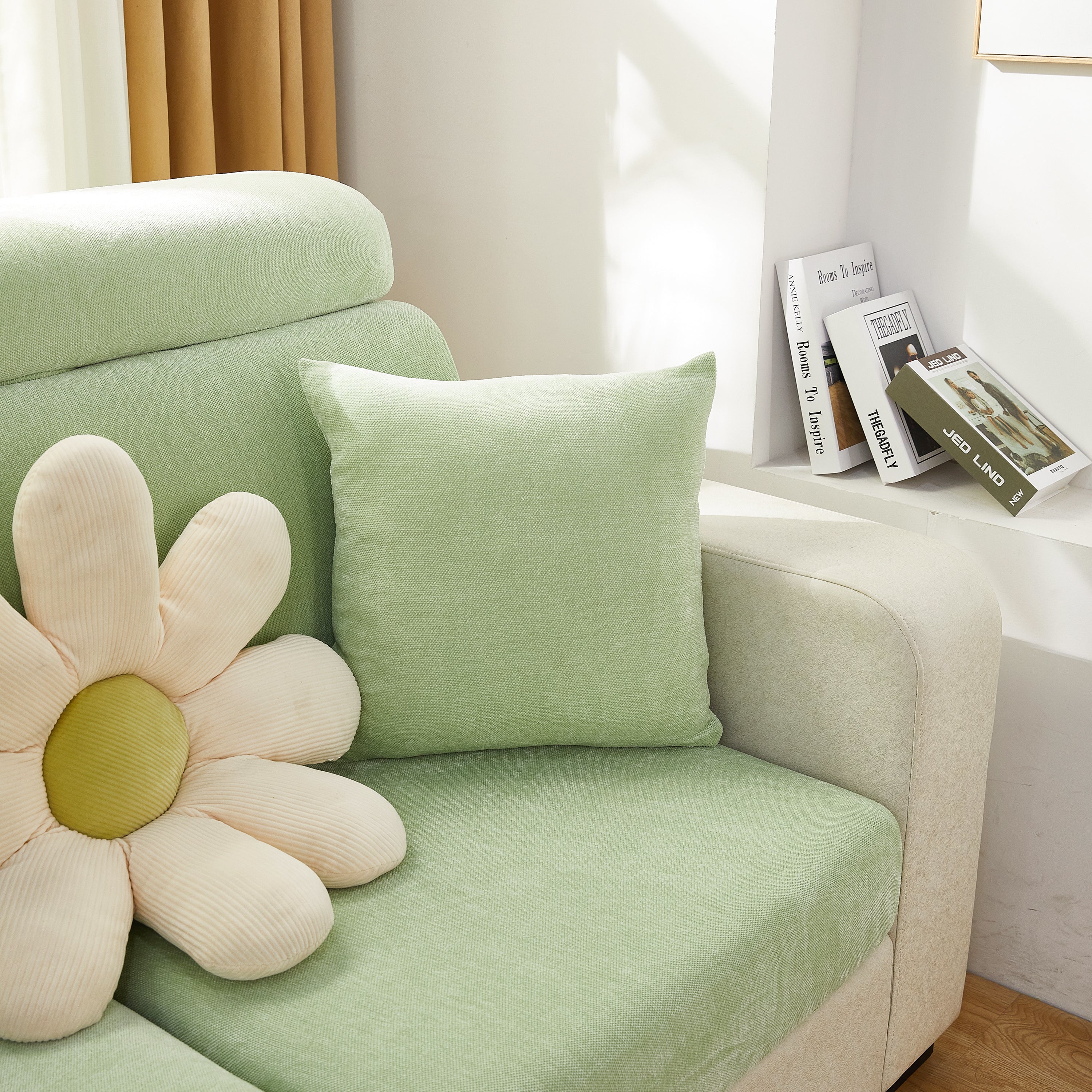 Chenille Cushion Covers for 1/2/3/4 Seater Sofas and L-shaped Couches, Furniture Covers for Pets - Image 7