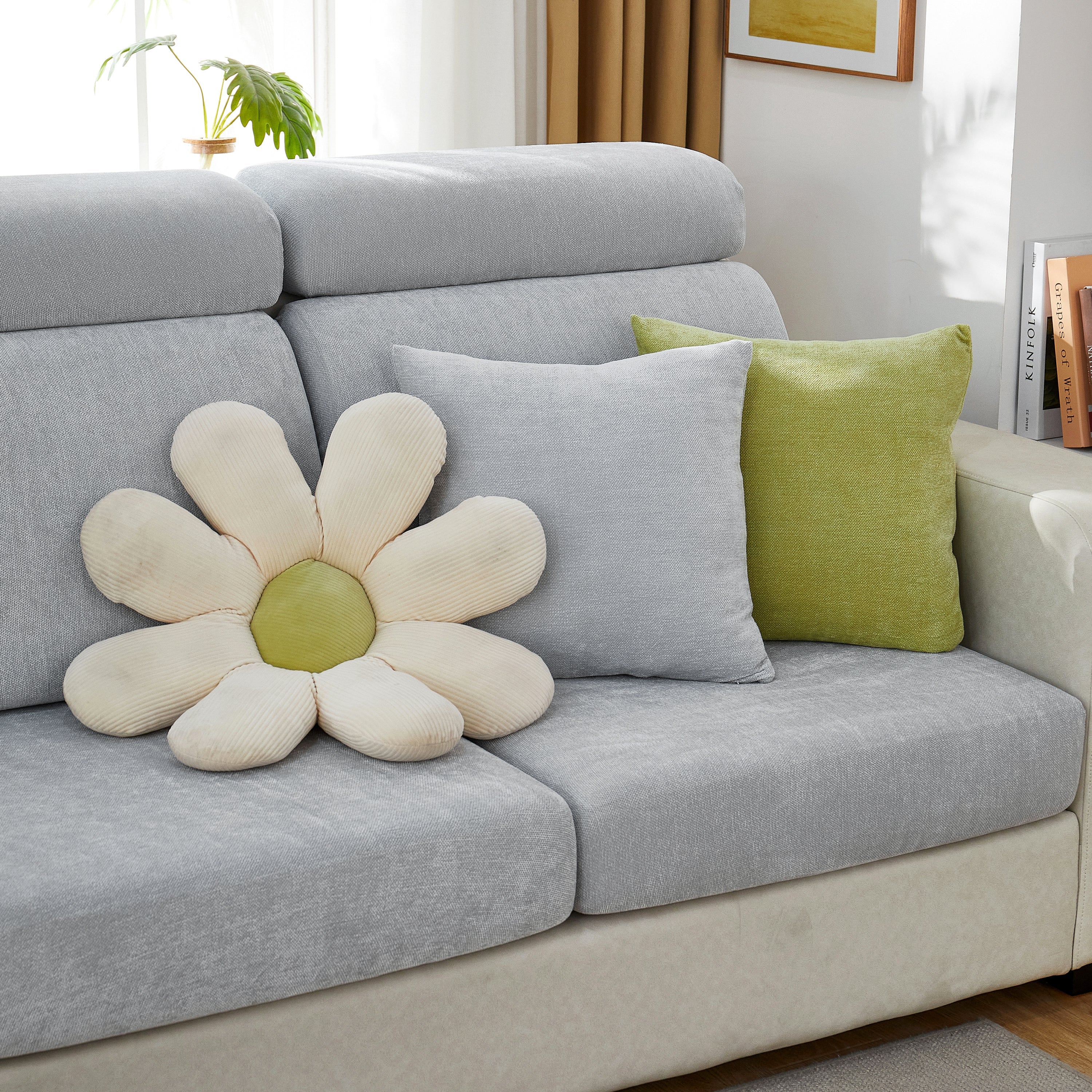 Chenille Cushion Covers for 1/2/3/4 Seater Sofas and L-shaped Couches, Furniture Covers for Pets - Image 80